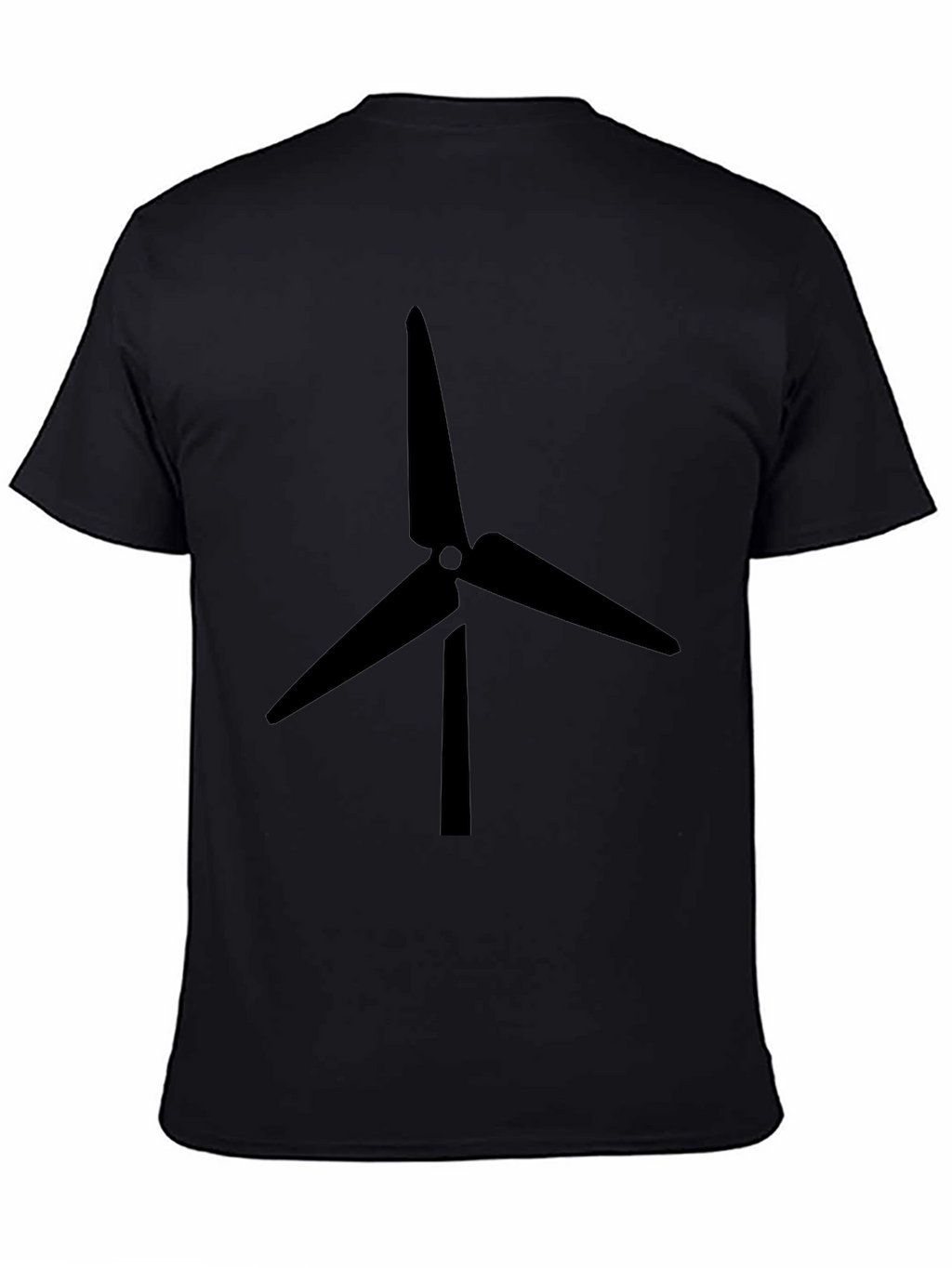 Black Turbine Graphic Tee - Eco Friendly