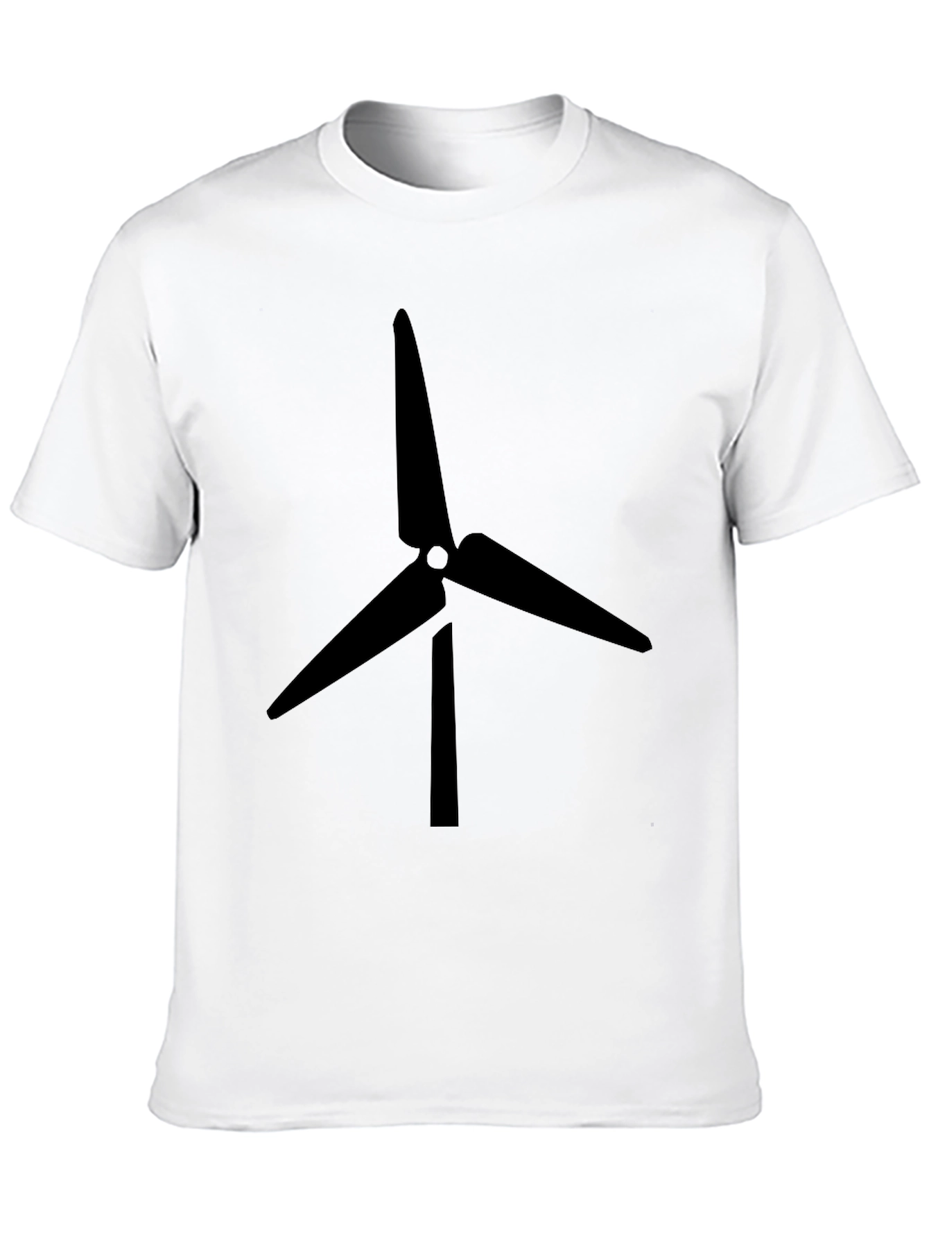 Black Turbine Graphic Tee - Eco Friendly