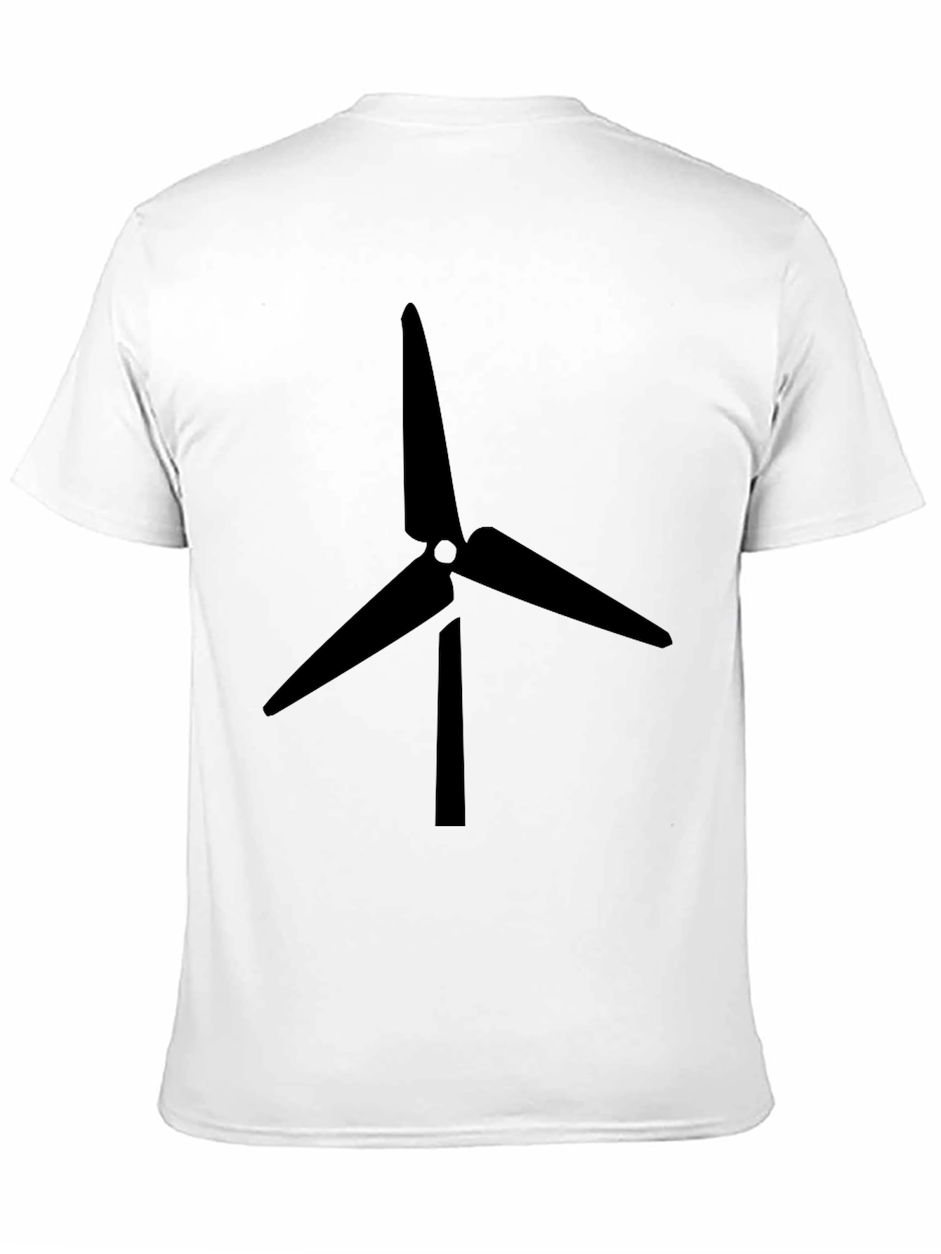 Black Turbine Graphic Tee - Eco Friendly
