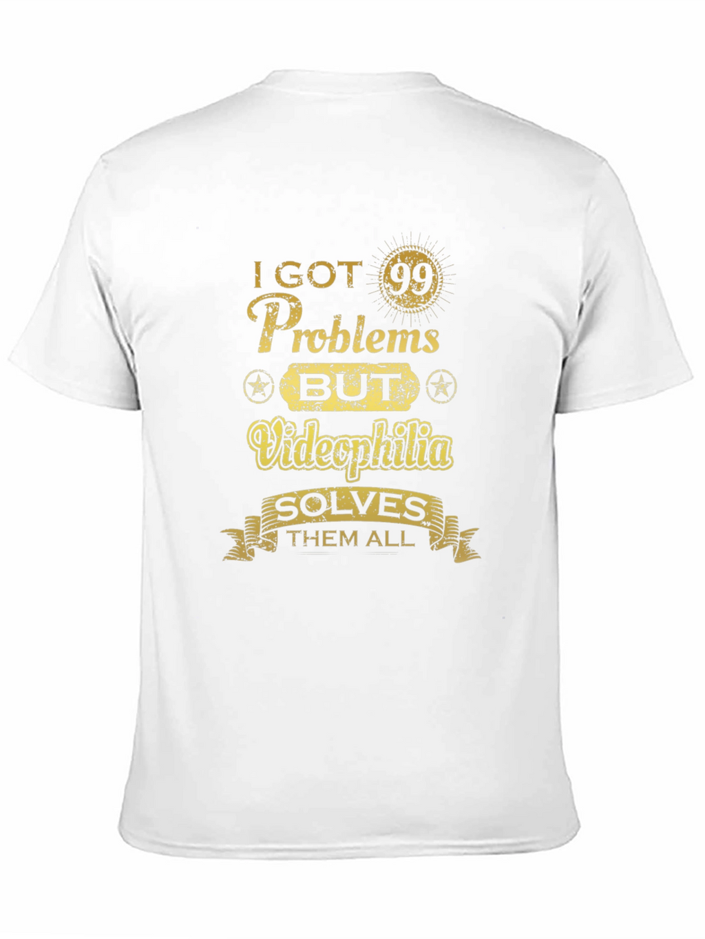 Funny Videophilia Solves Graphic T-Shirt