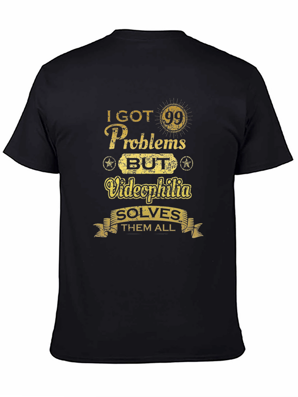Funny Videophilia Solves Graphic T-Shirt