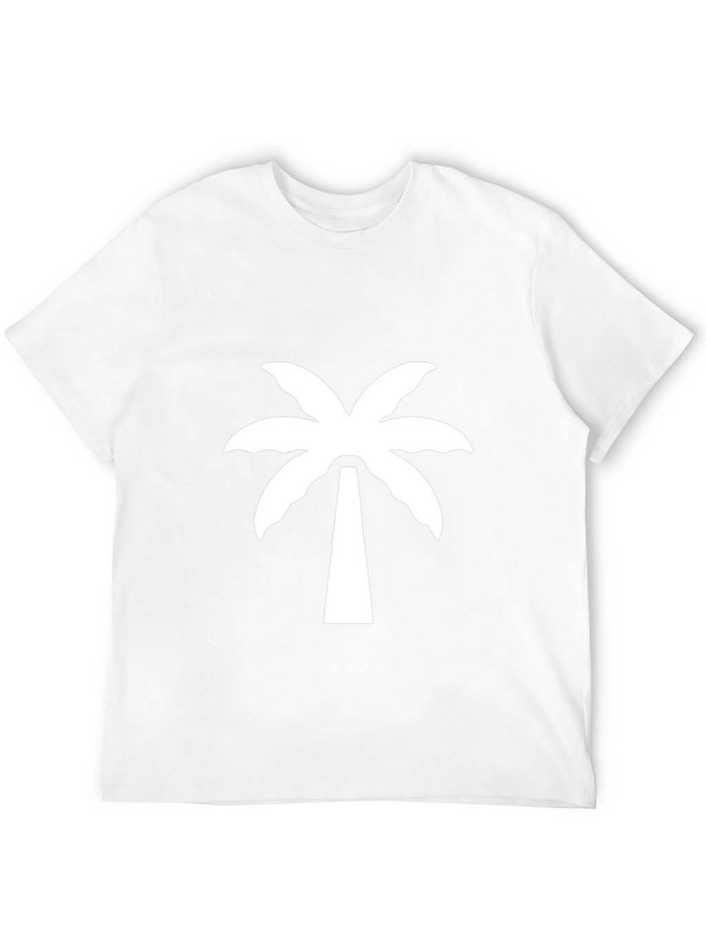 Palm Tree Graphic Tee - Black Casual T-Shirt