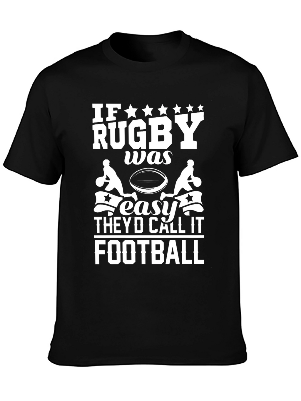 Rugby vs Football Graphic T-Shirt