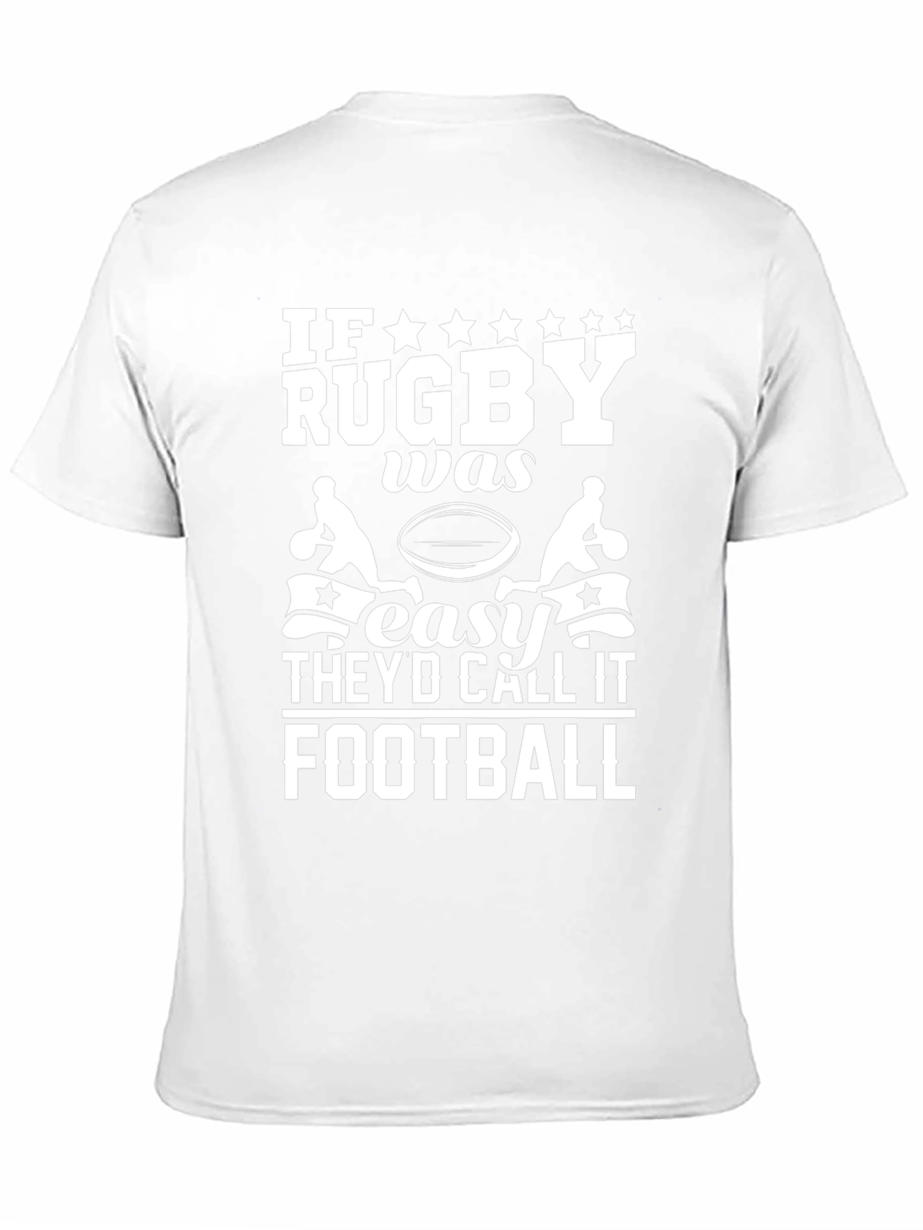 Rugby vs Football Graphic T-Shirt
