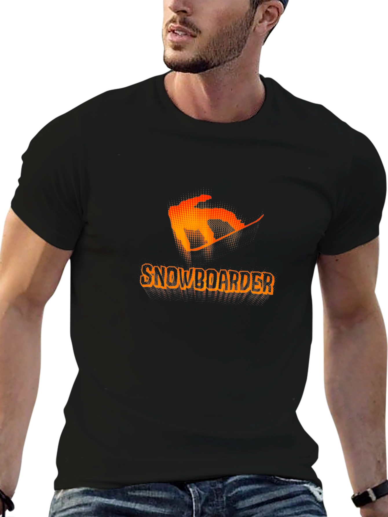 Cool Snowboarder Graphic T-Shirt