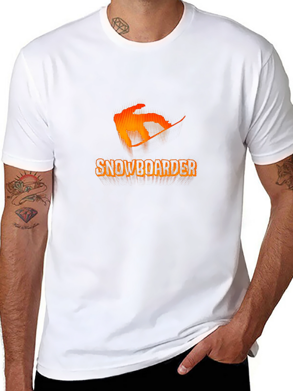 Cool Snowboarder Graphic T-Shirt