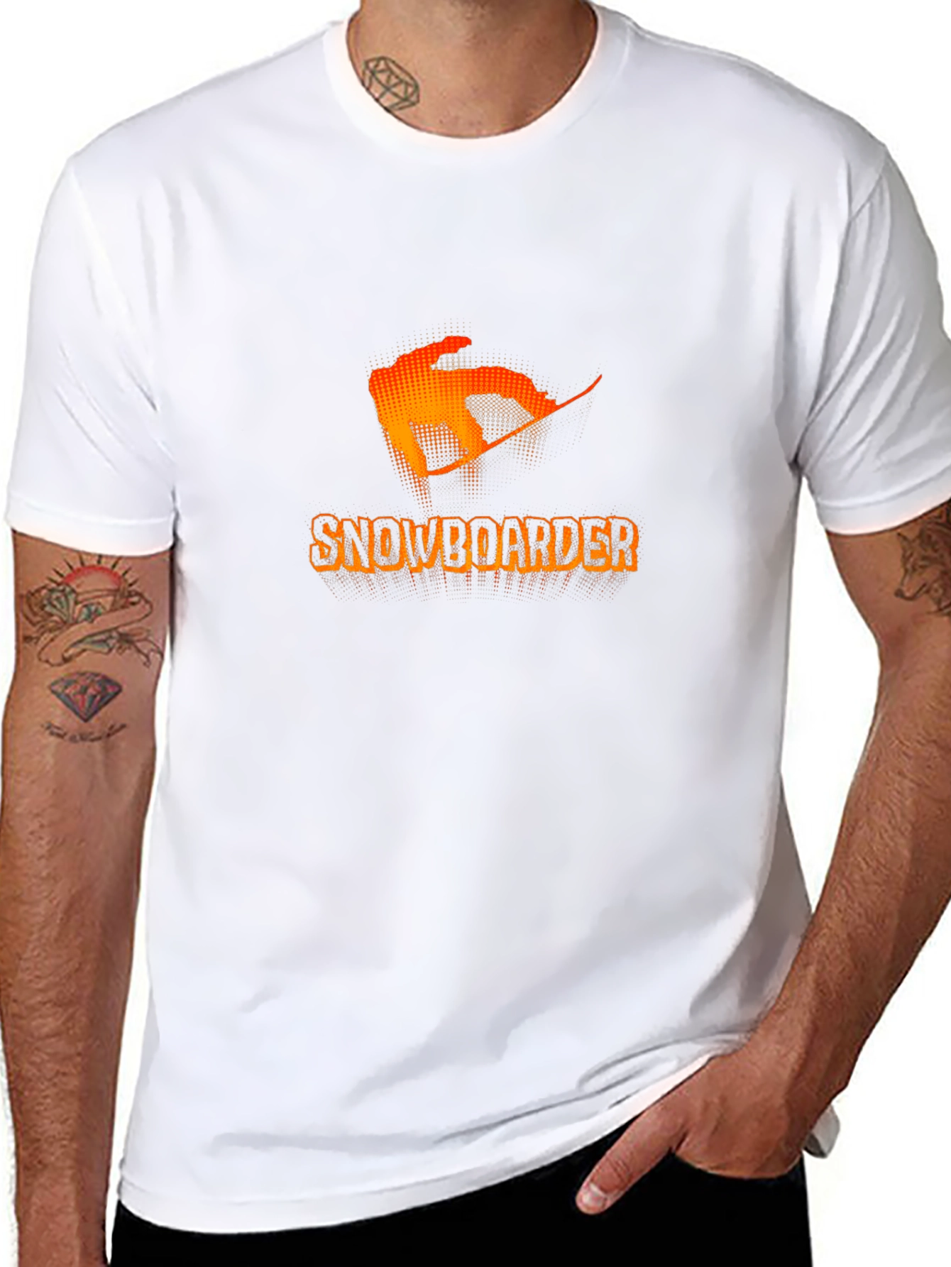 Cool Snowboarder Graphic T-Shirt