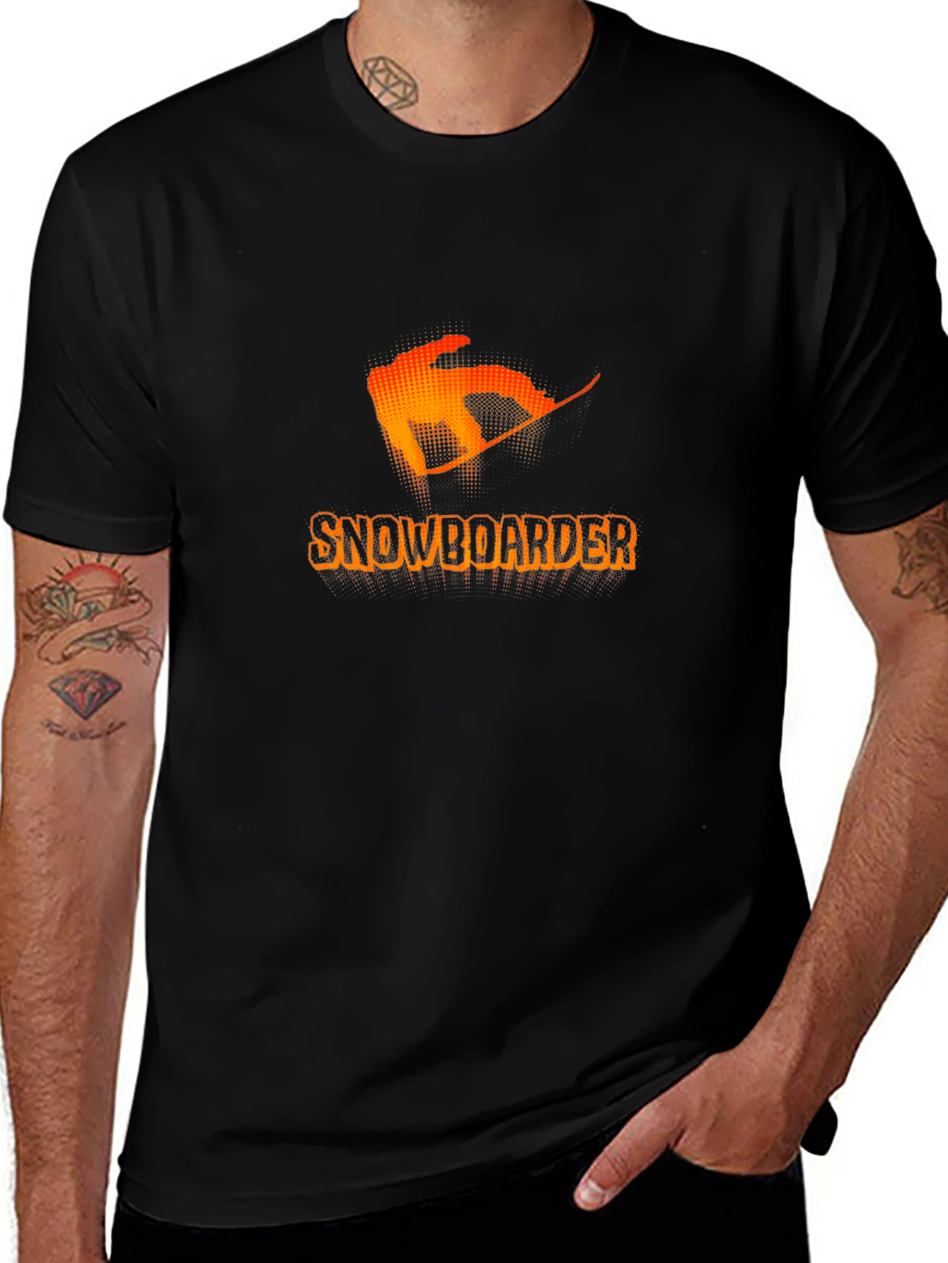 Cool Snowboarder Graphic T-Shirt