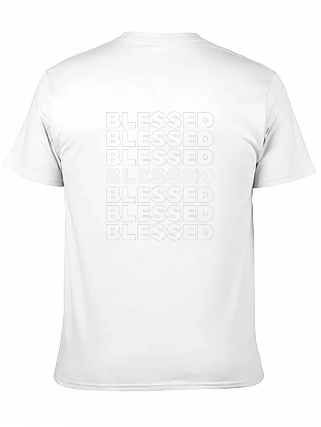 Blessed Graphic Print Black T-Shirt