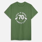 70 Year Old Birthday design for men born in 1955