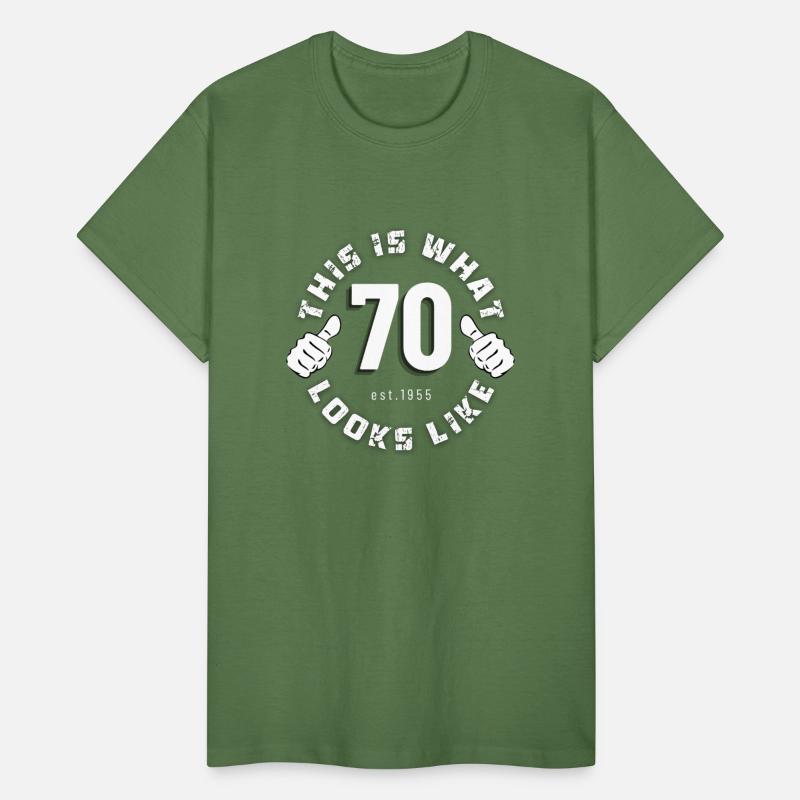 70 Year Old Birthday design for men born in 1955
