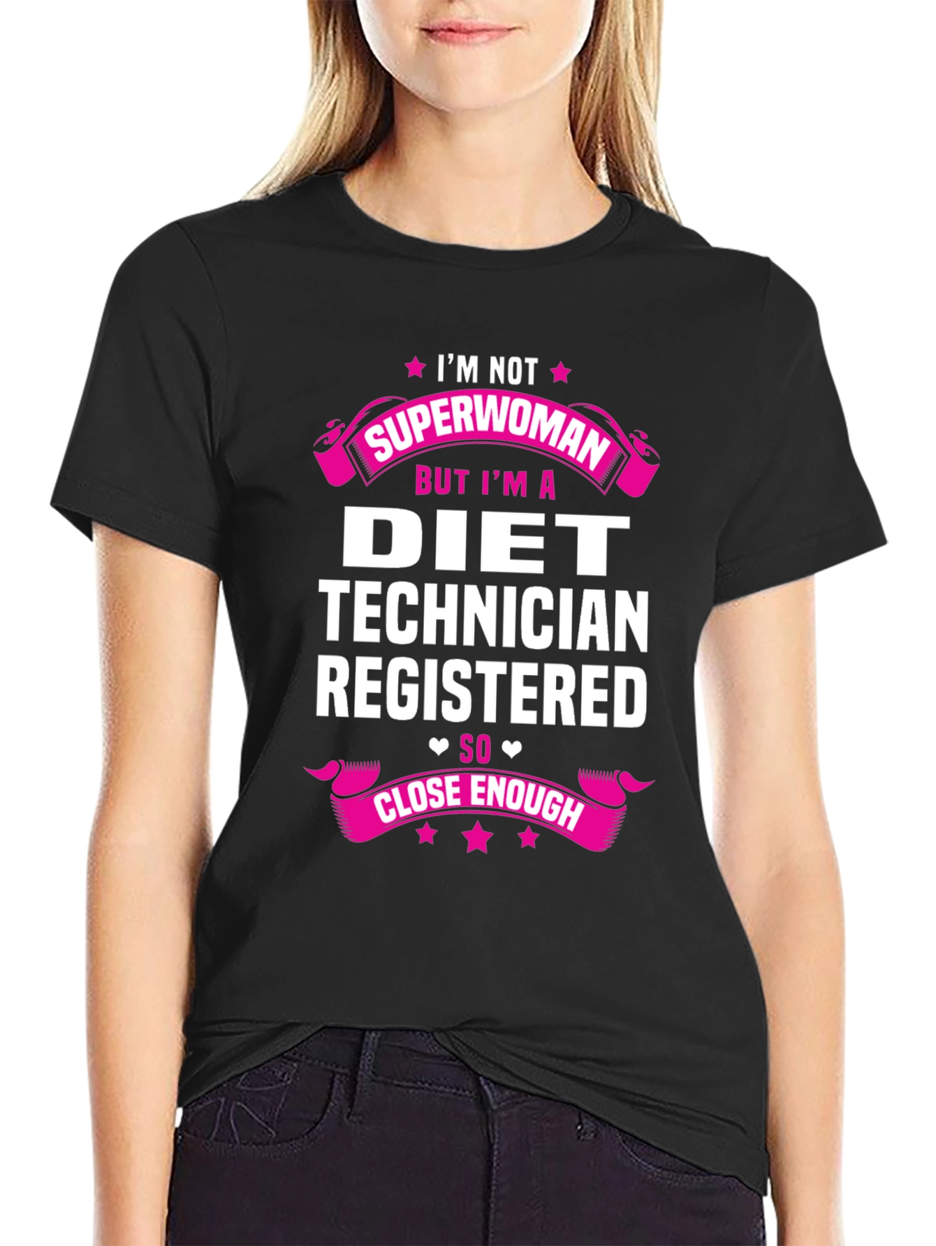 Diet Technician Superwoman Funny T-Shirt