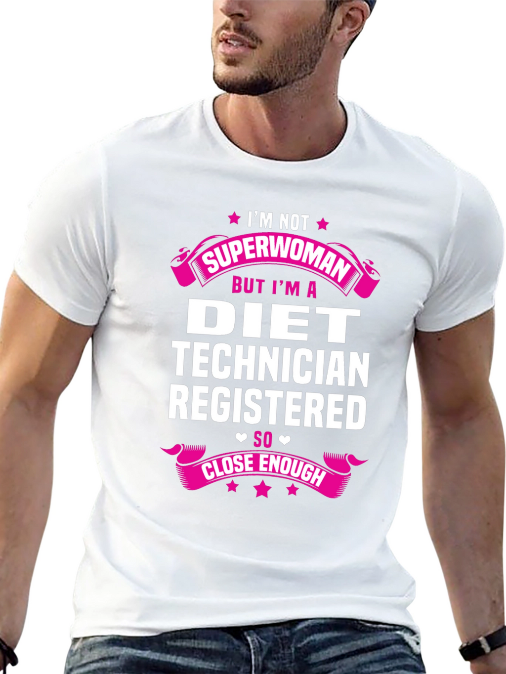 Diet Technician Superwoman Funny T-Shirt