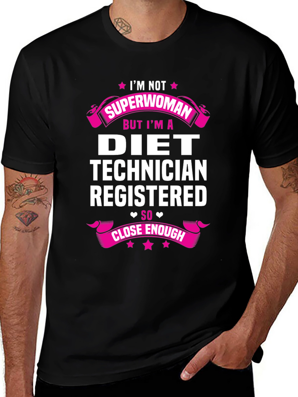 Diet Technician Superwoman Funny T-Shirt