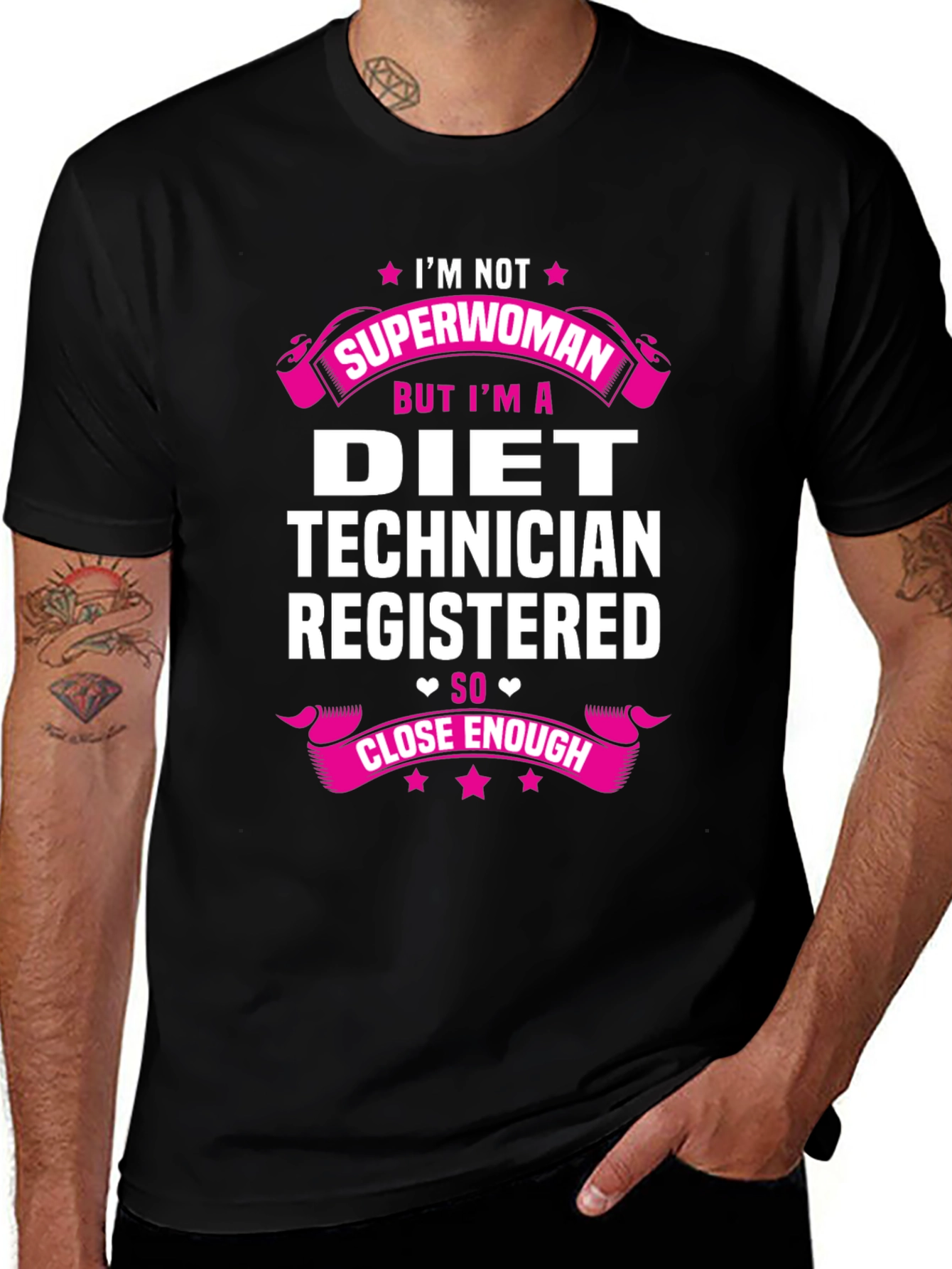 Diet Technician Superwoman Funny T-Shirt