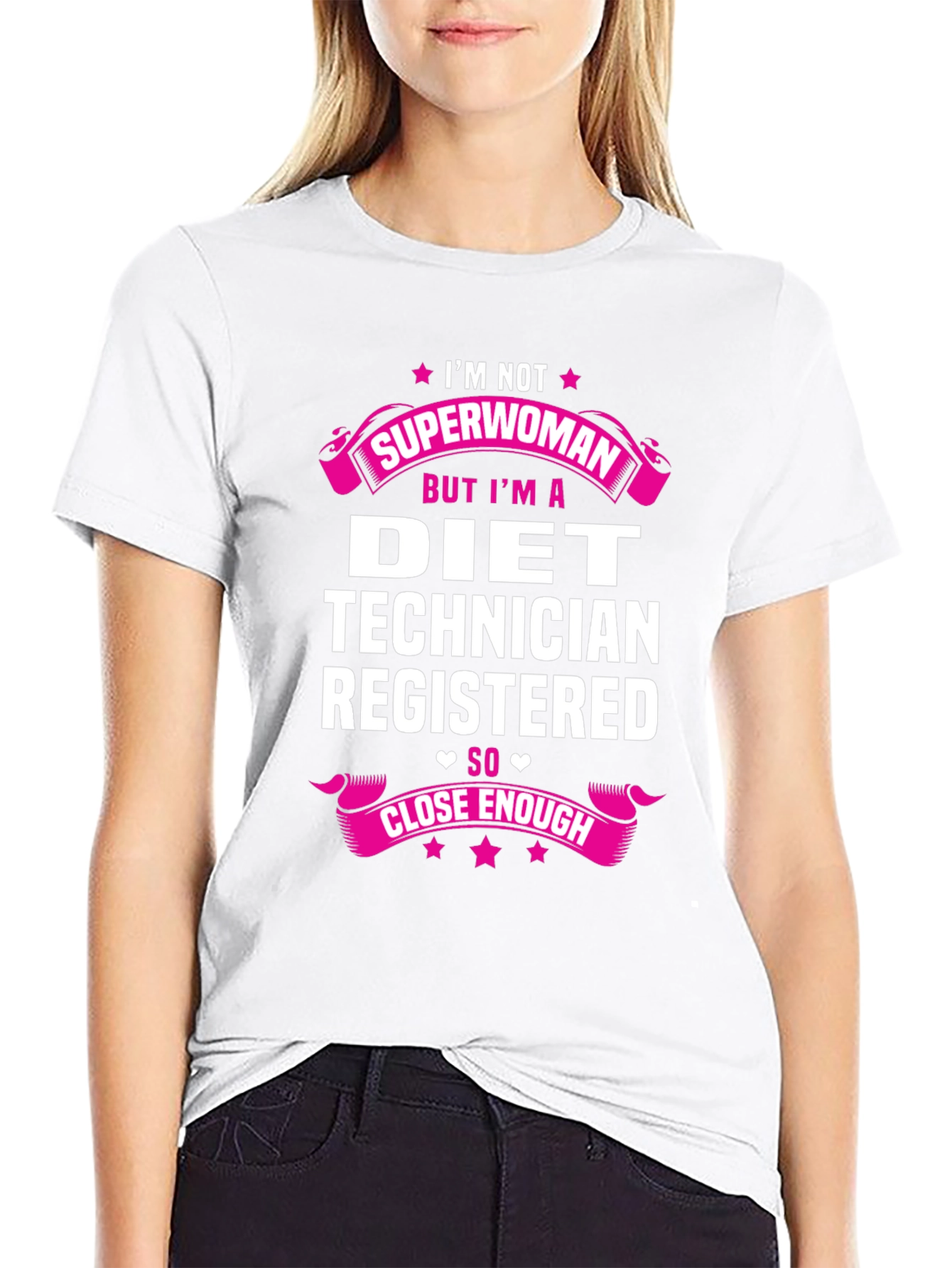 Diet Technician Superwoman Funny T-Shirt