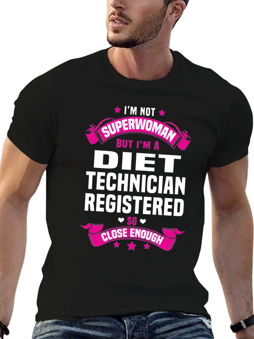 Diet Technician Superwoman Funny T-Shirt