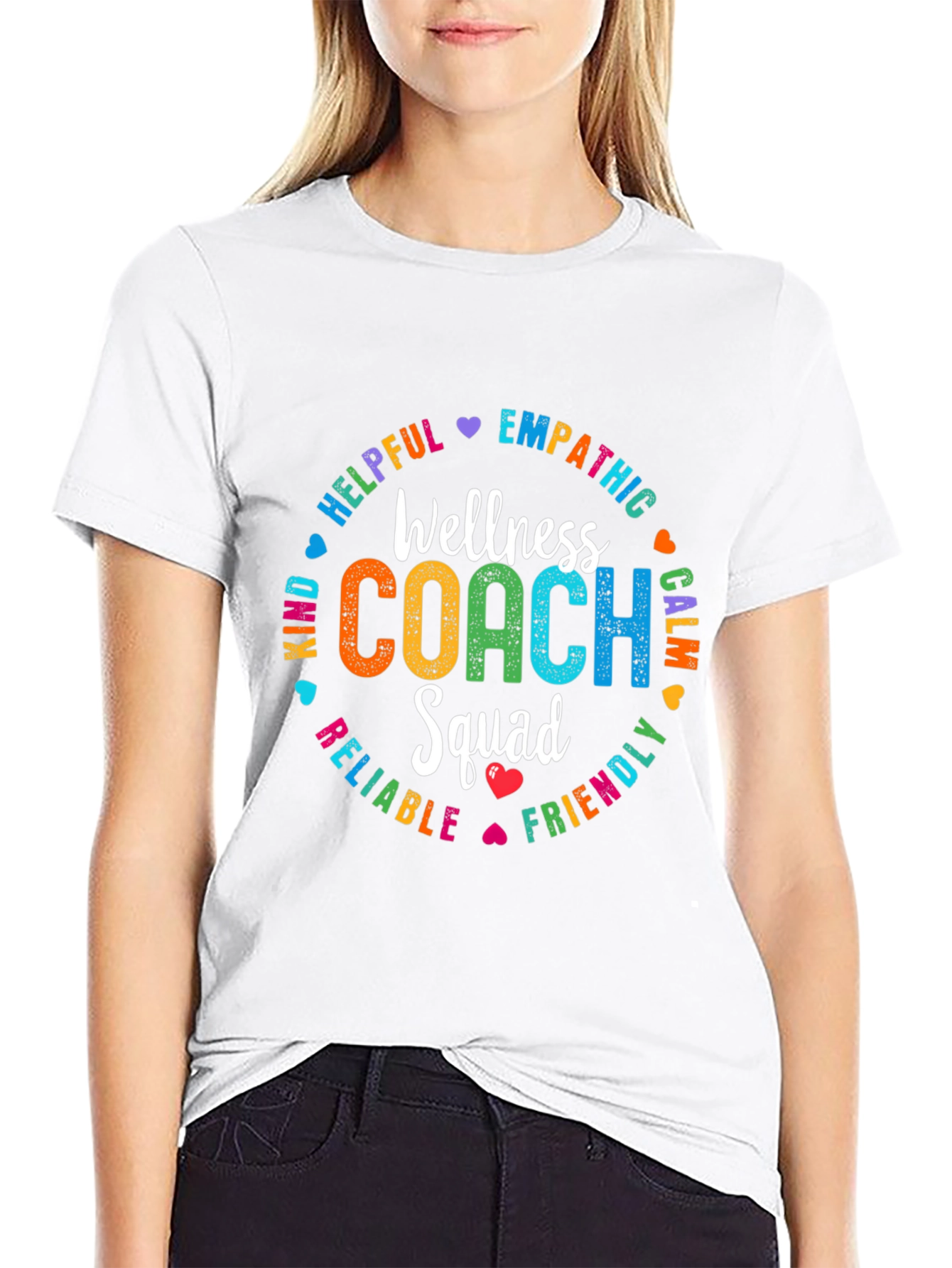 Wellness Coach Squad T-Shirt: Empathetic Helpful Kind