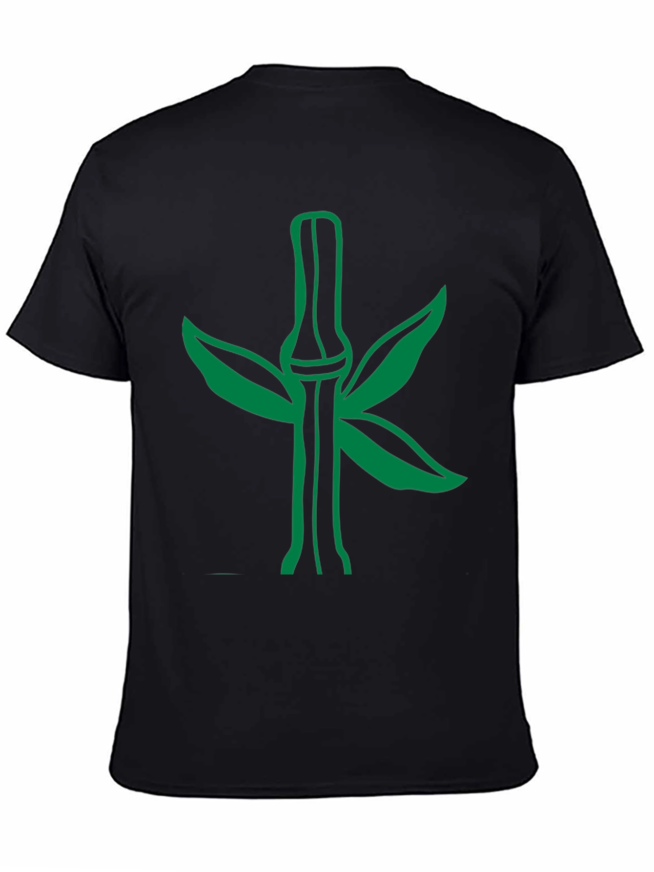 Green Bamboo Graphic Tee - Stylish Nature Design