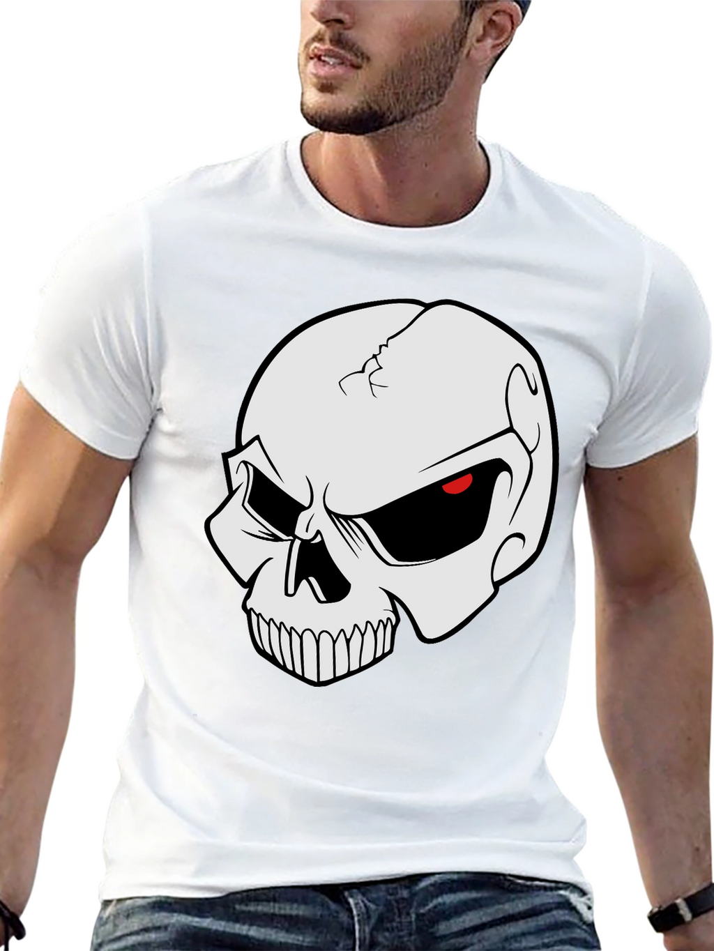Skull Graphic Black T-Shirt