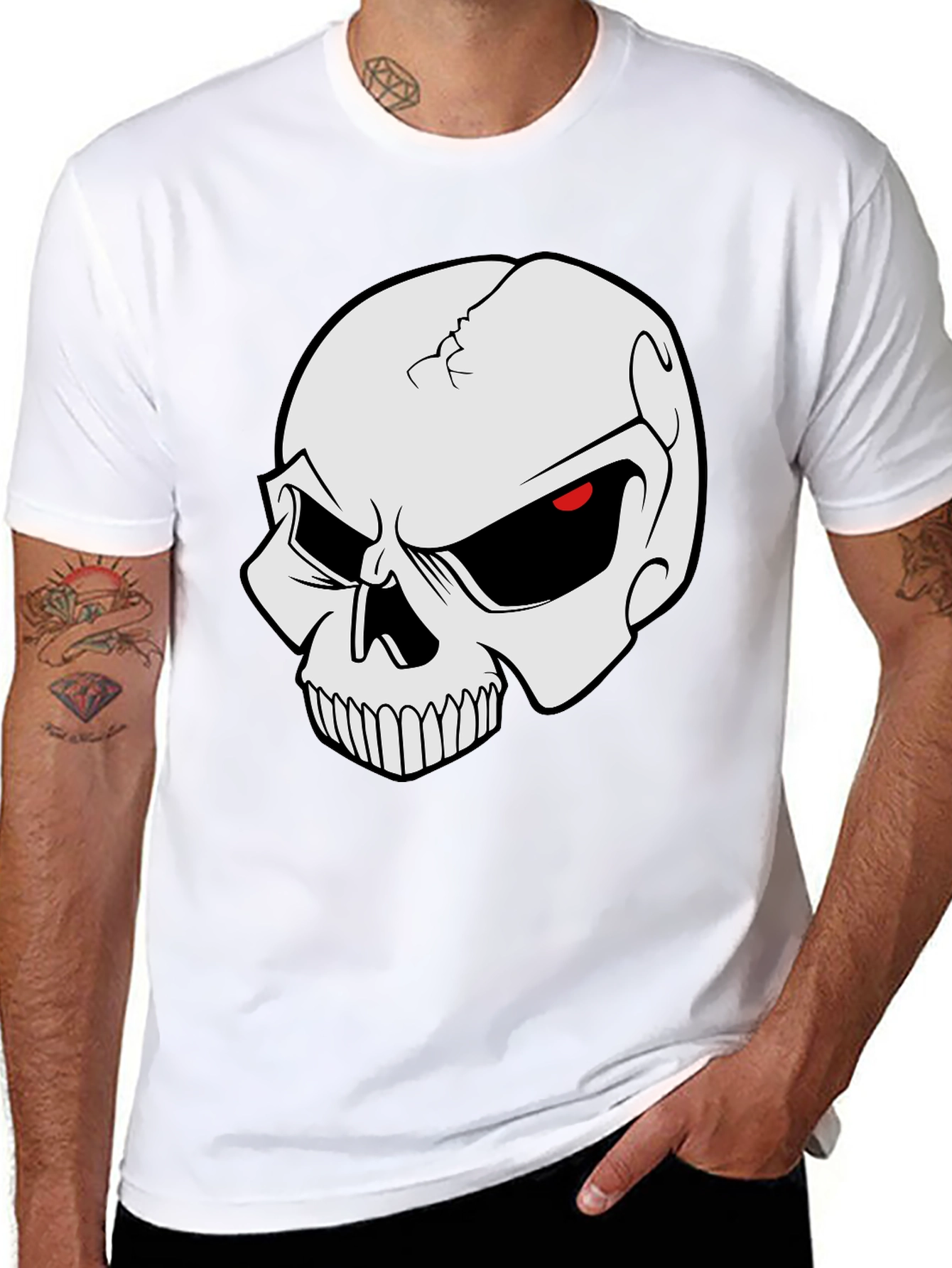 Skull Graphic Black T-Shirt