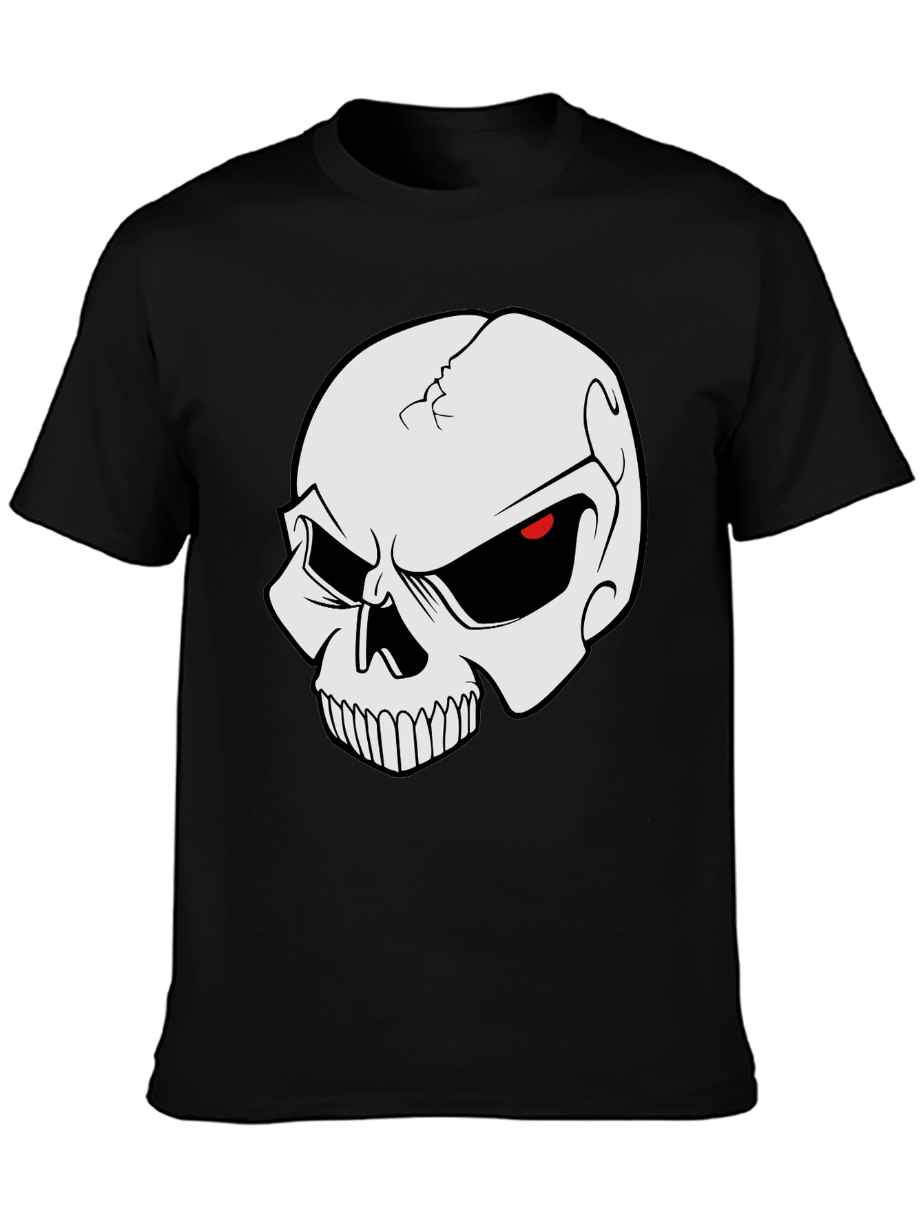 Skull Graphic Black T-Shirt