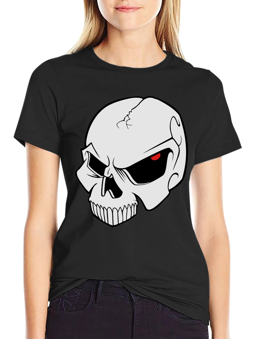 Skull Graphic Black T-Shirt