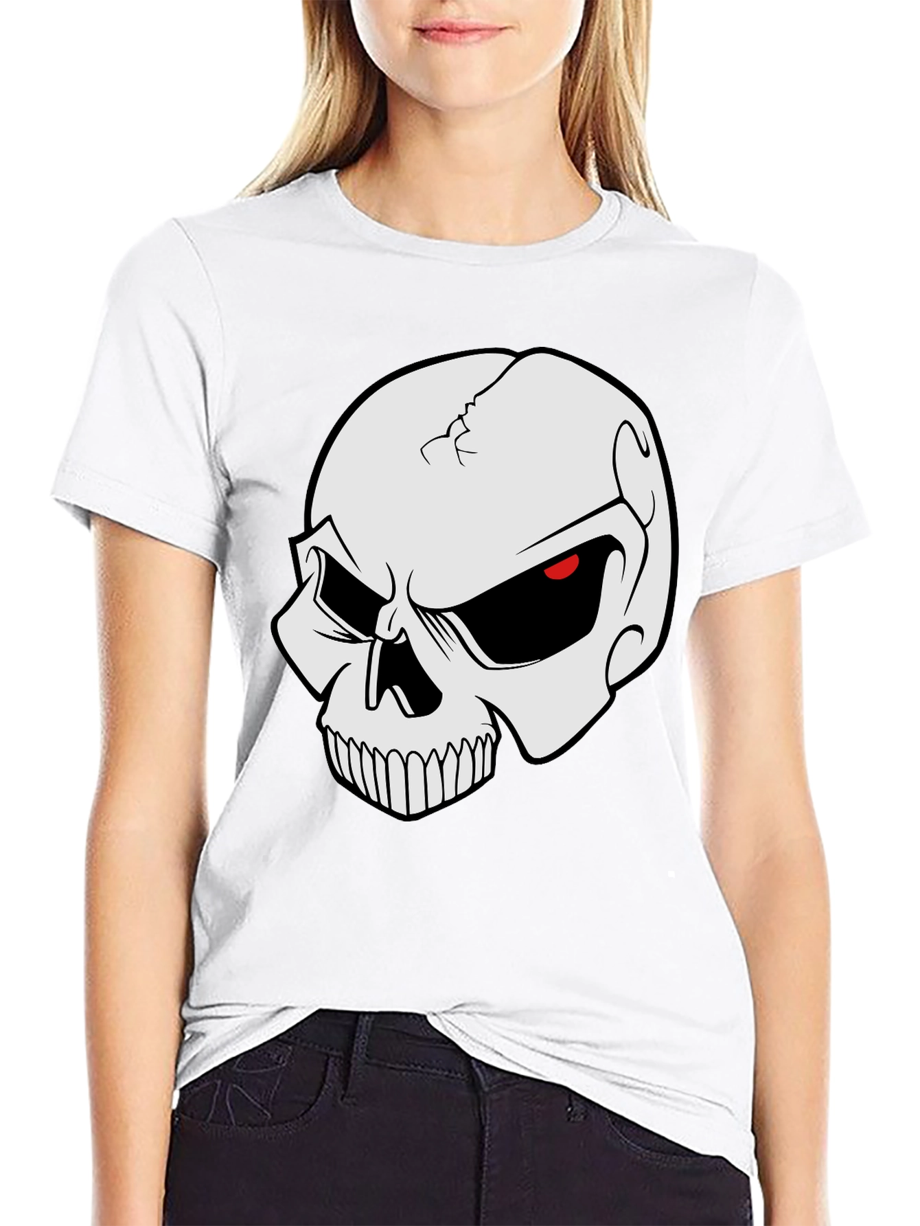 Skull Graphic Black T-Shirt