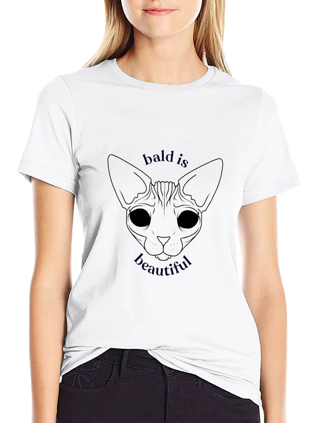 Bald is Beautiful Sphynx Cat T-Shirt