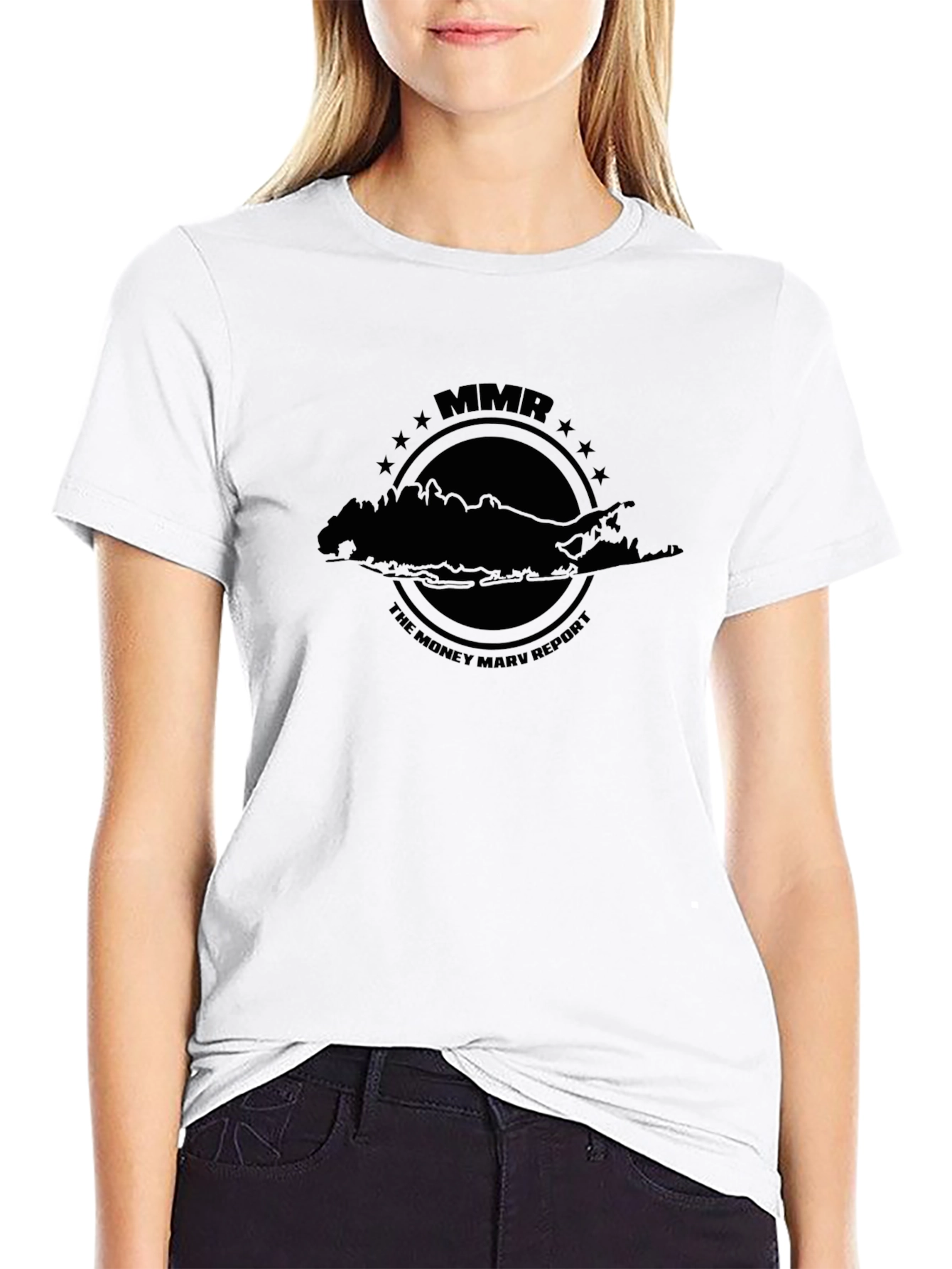 MMR The Money Mary Report Black T-Shirt