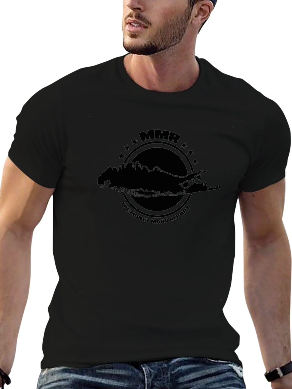MMR The Money Mary Report Black T-Shirt
