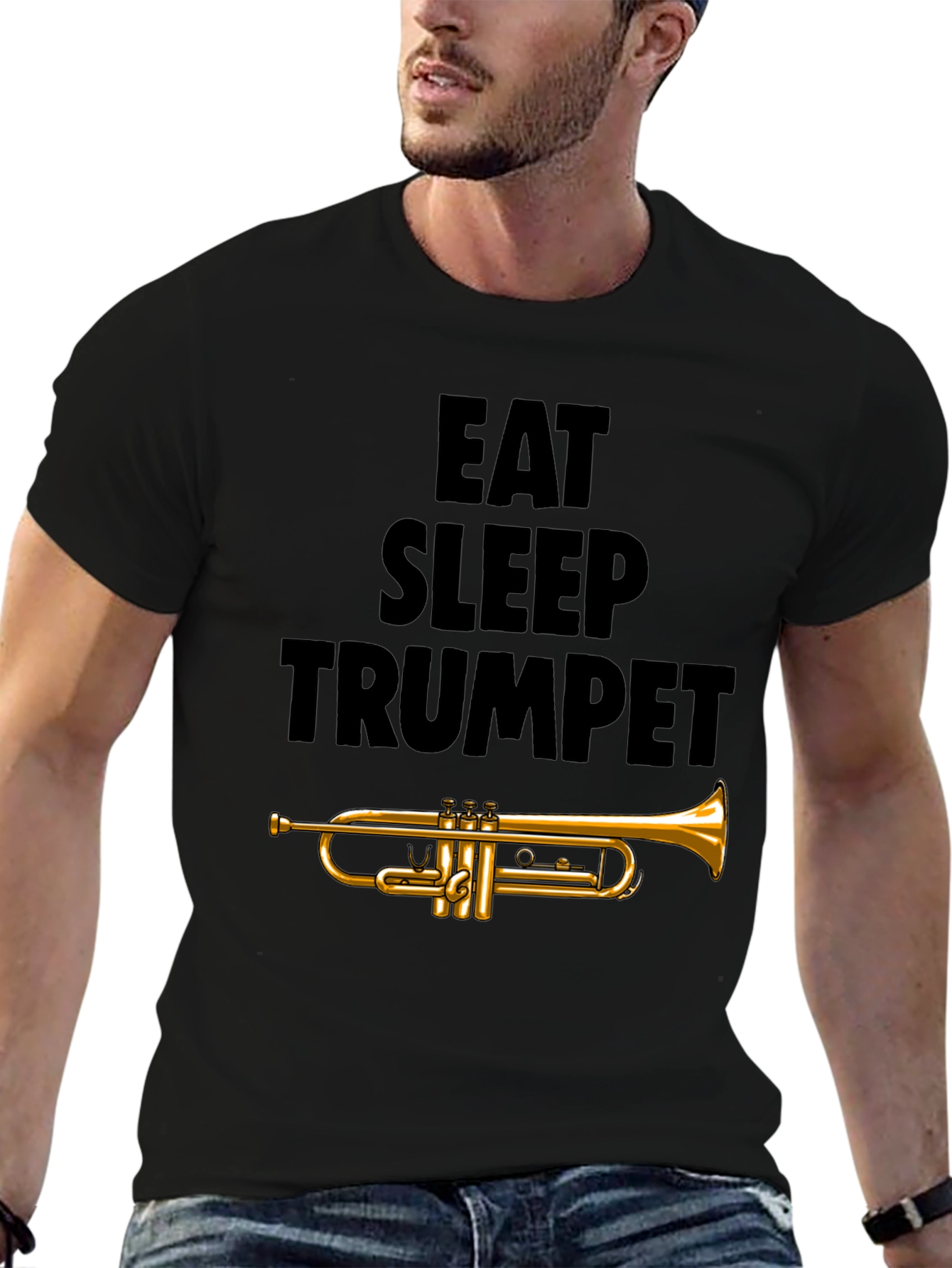 Eat Sleep Trumpet T-Shirt - Music Lover Tee