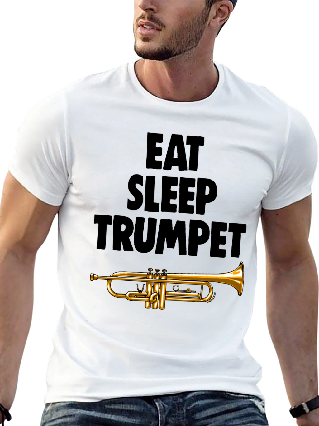 Eat Sleep Trumpet T-Shirt - Music Lover Tee