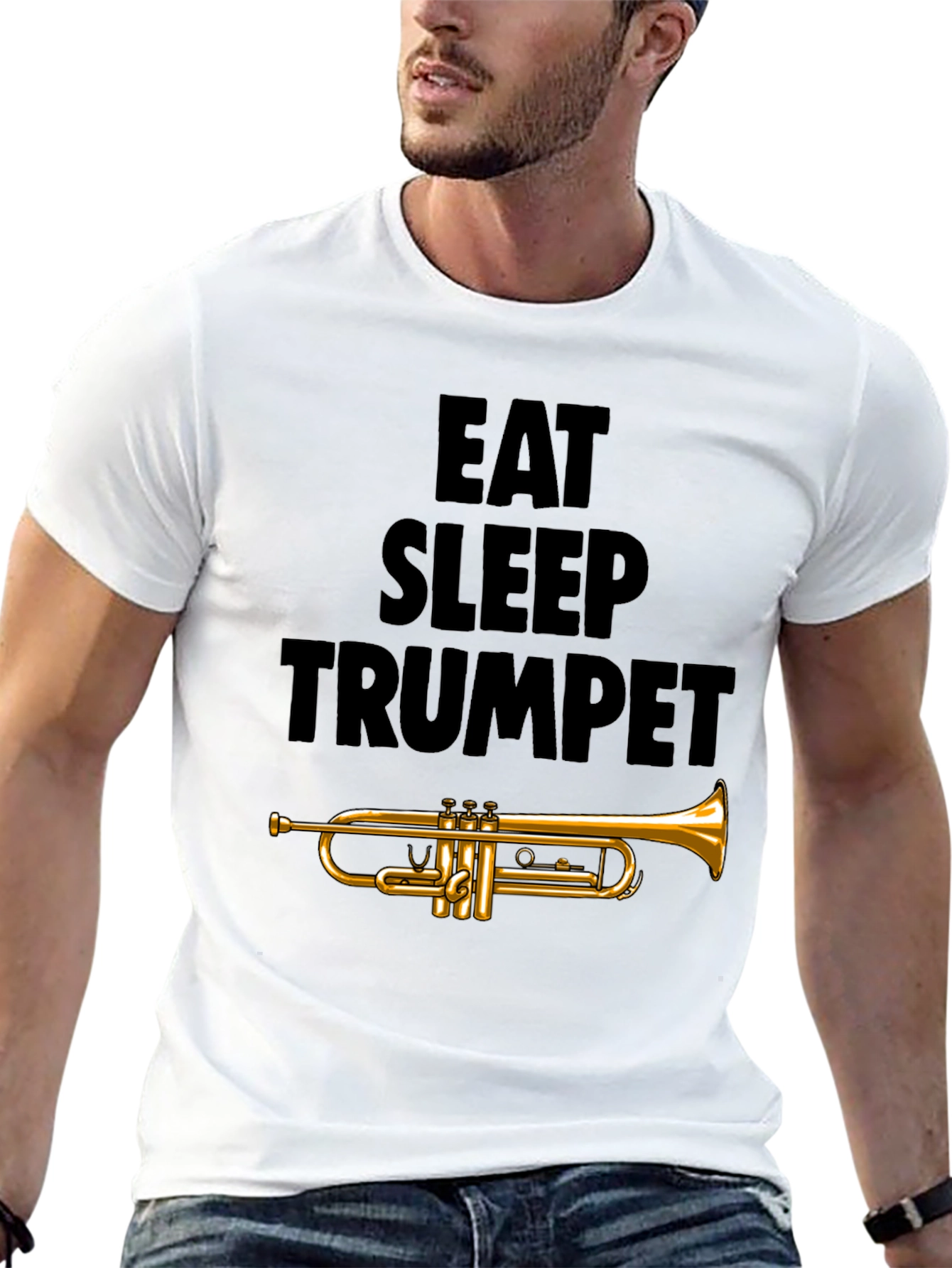 Eat Sleep Trumpet T-Shirt - Music Lover Tee