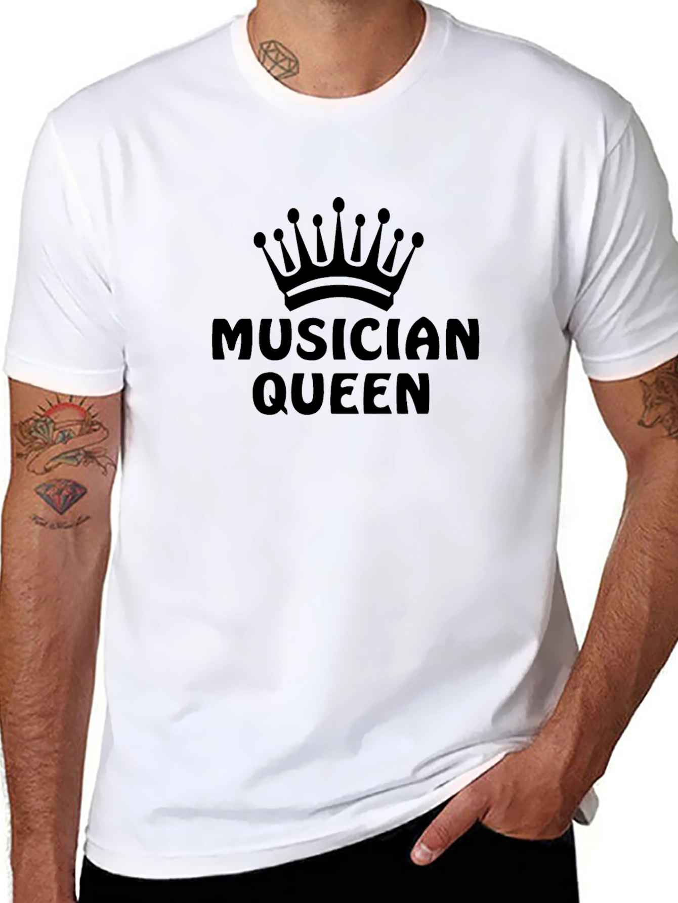 Musician Queen Black T-Shirt