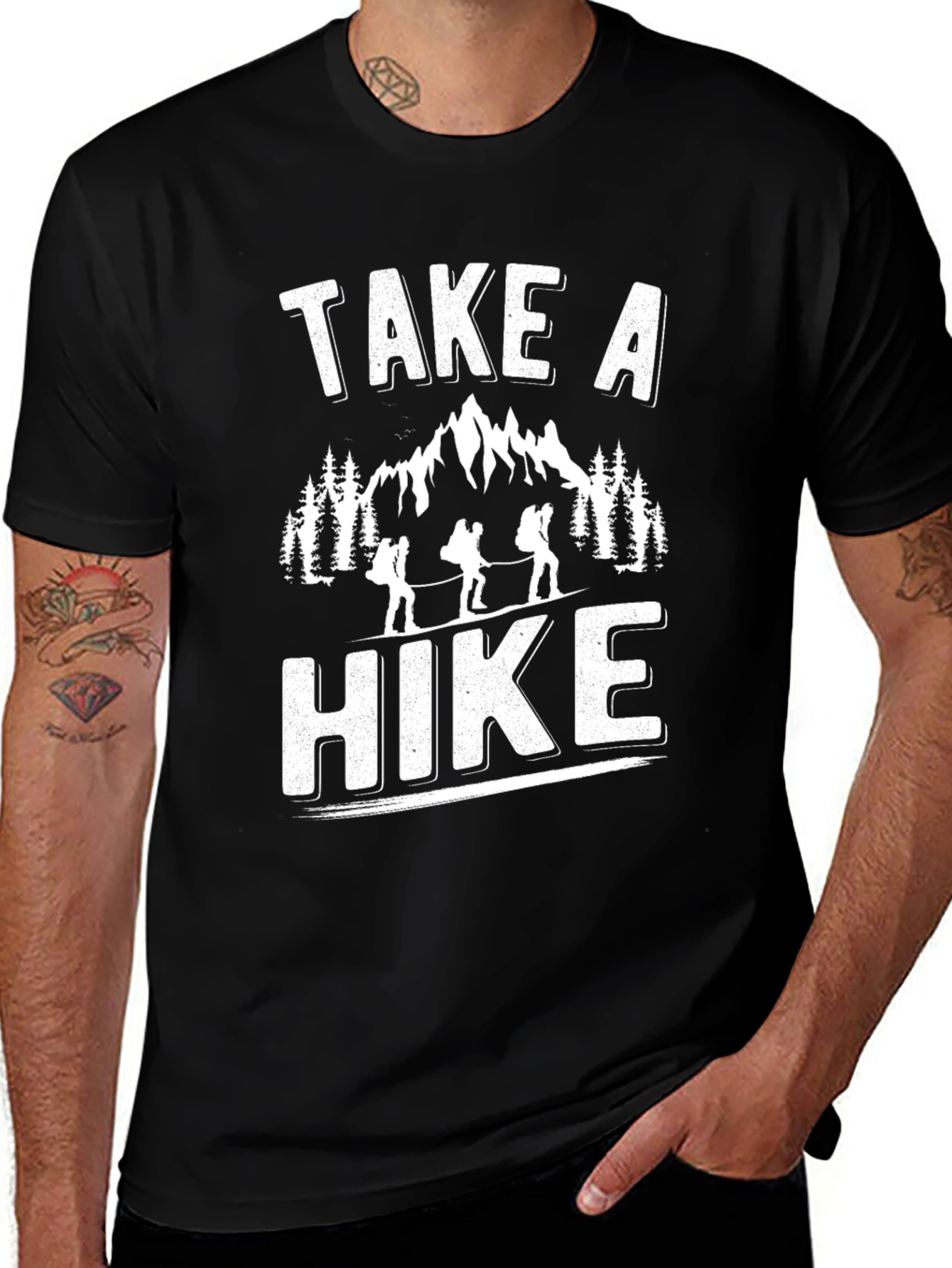 Take A Hike Graphic Tee - Mountain Adventure T-Shirt