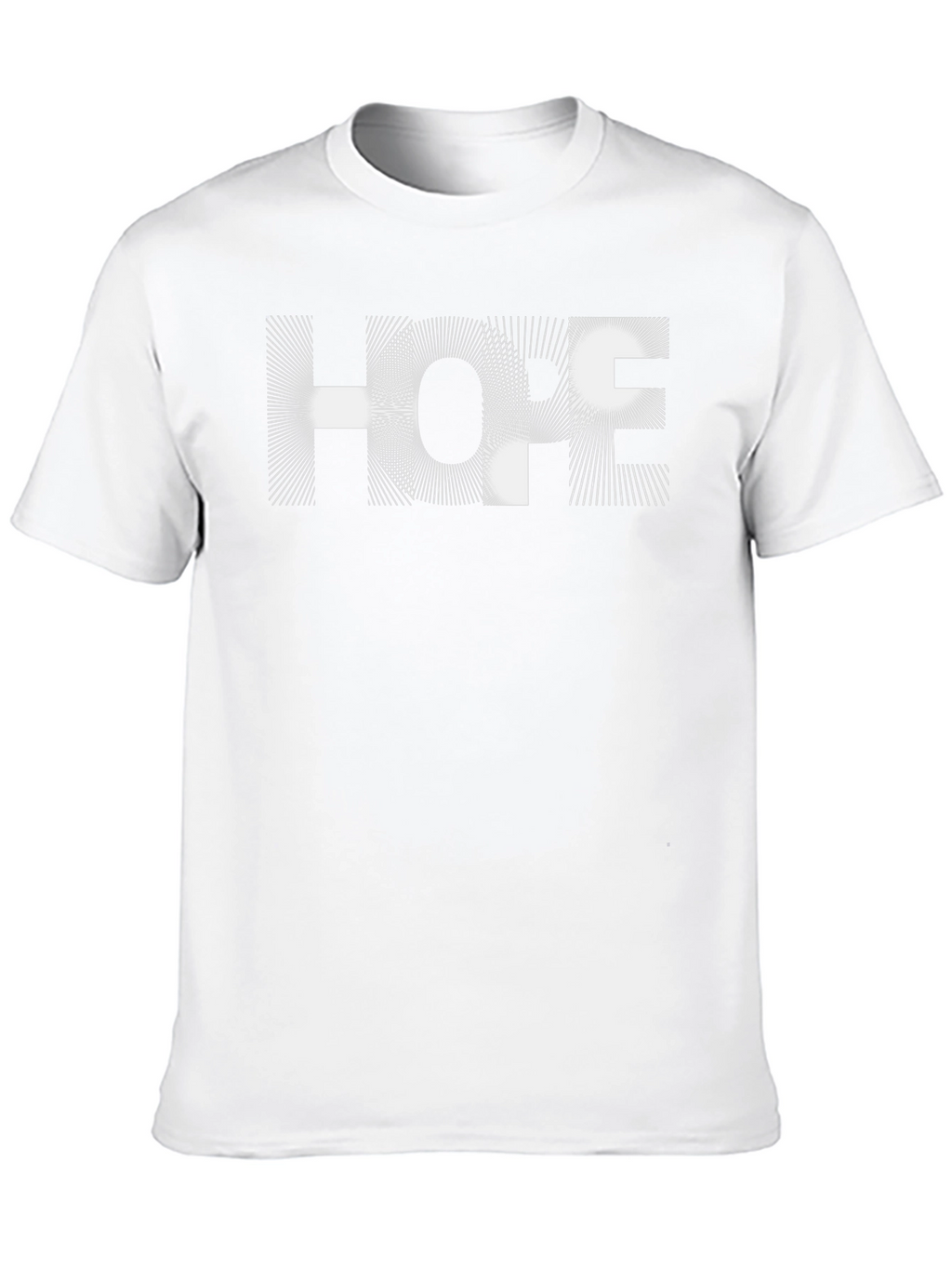 Abstract Hope Graphic Black T-Shirt