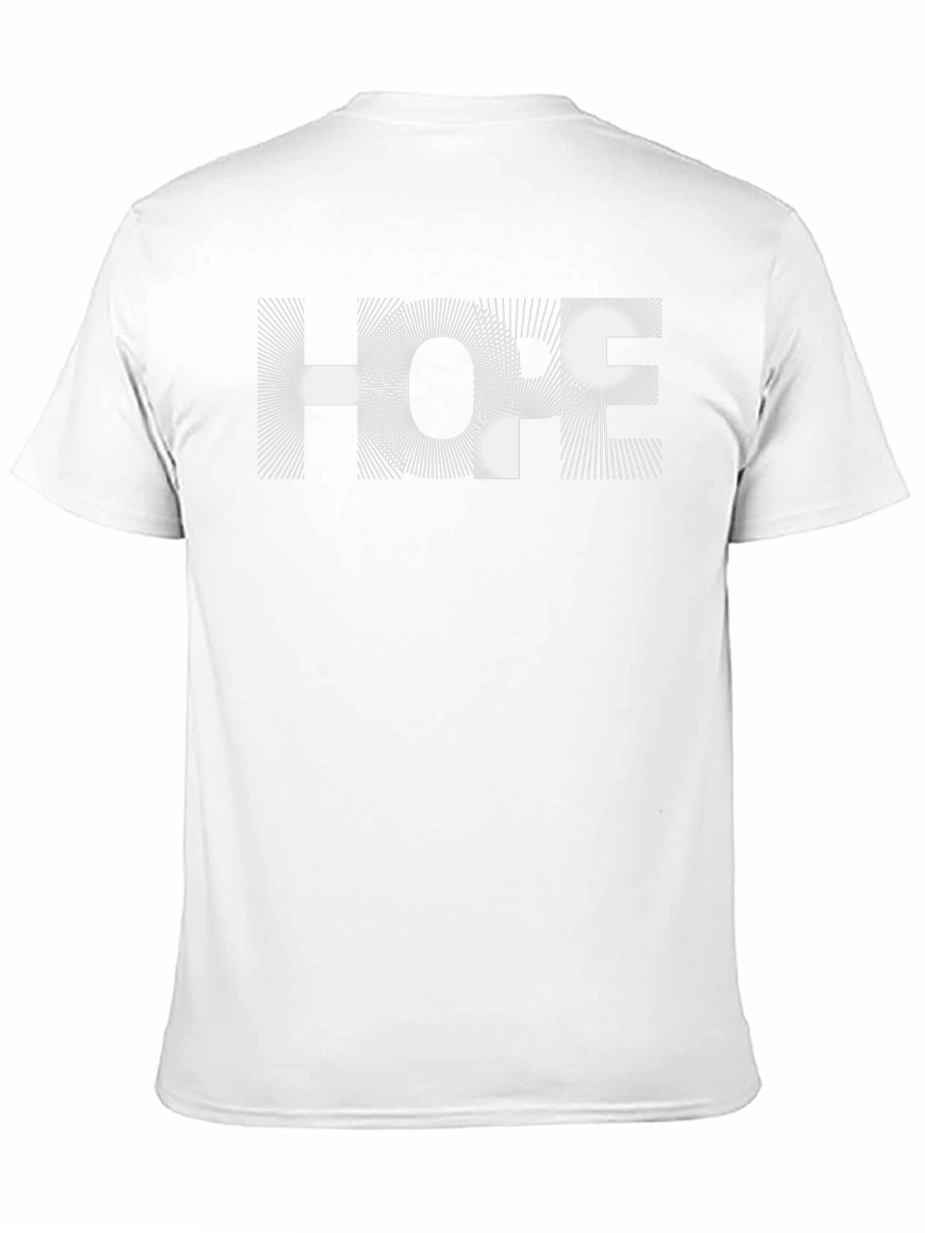 Abstract Hope Graphic Black T-Shirt