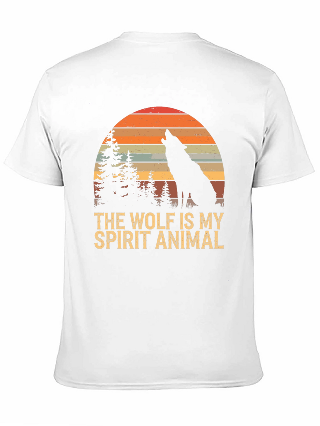 Wolf Spirit Animal T-Shirt - Nature Inspired Graphic Tee