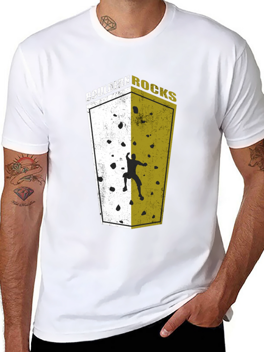 Bouldern Rocks Climbing T-Shirt