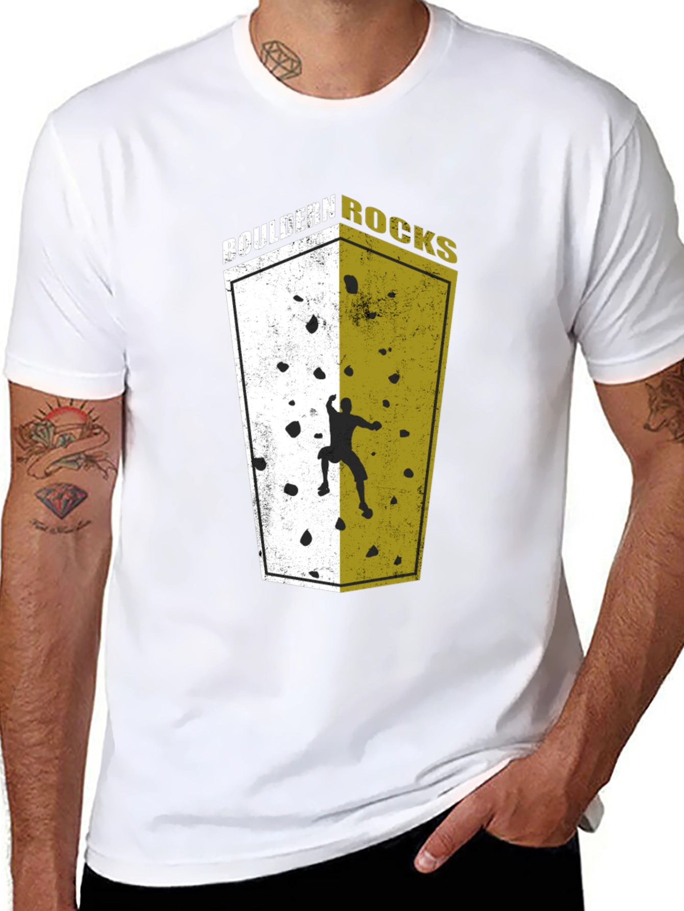 Bouldern Rocks Climbing T-Shirt