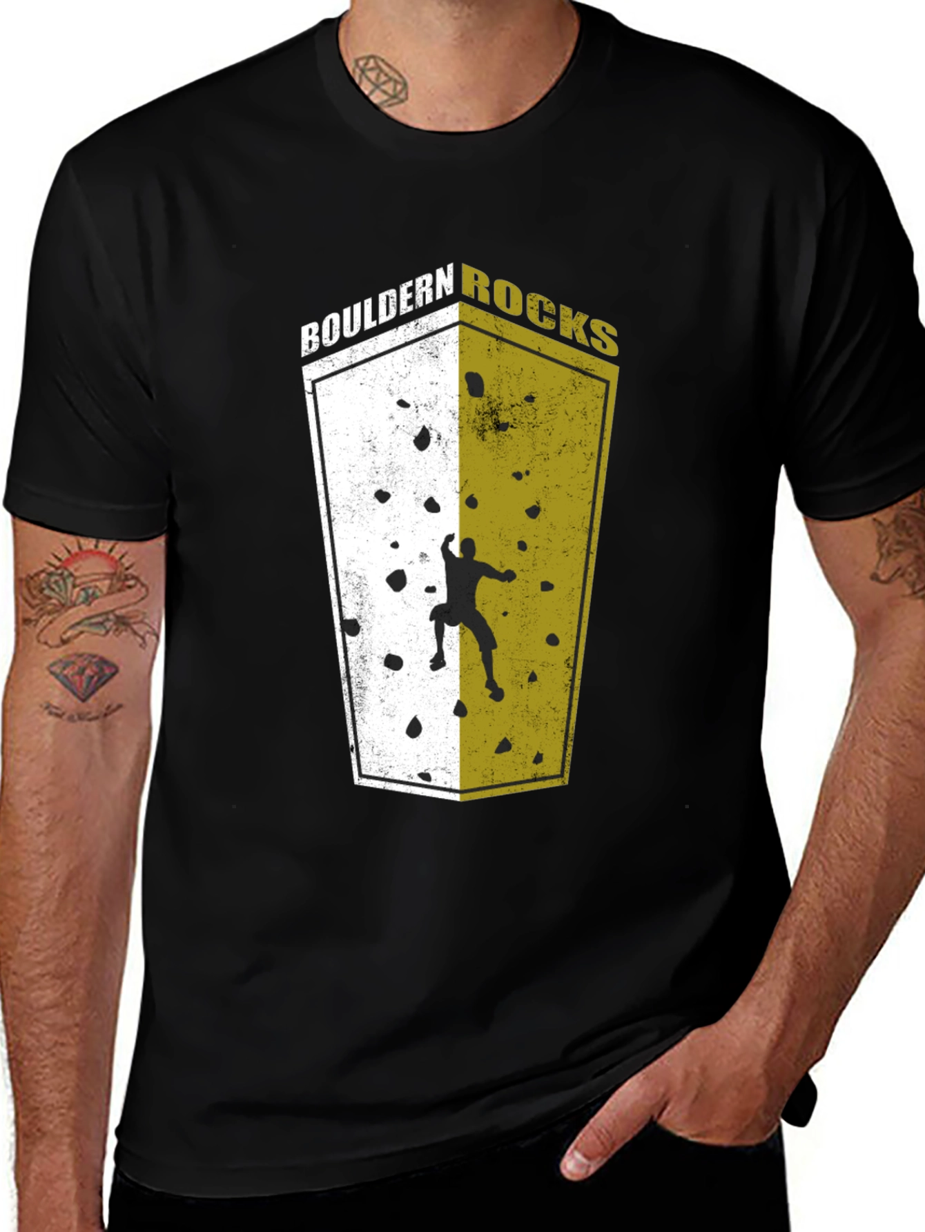 Bouldern Rocks Climbing T-Shirt