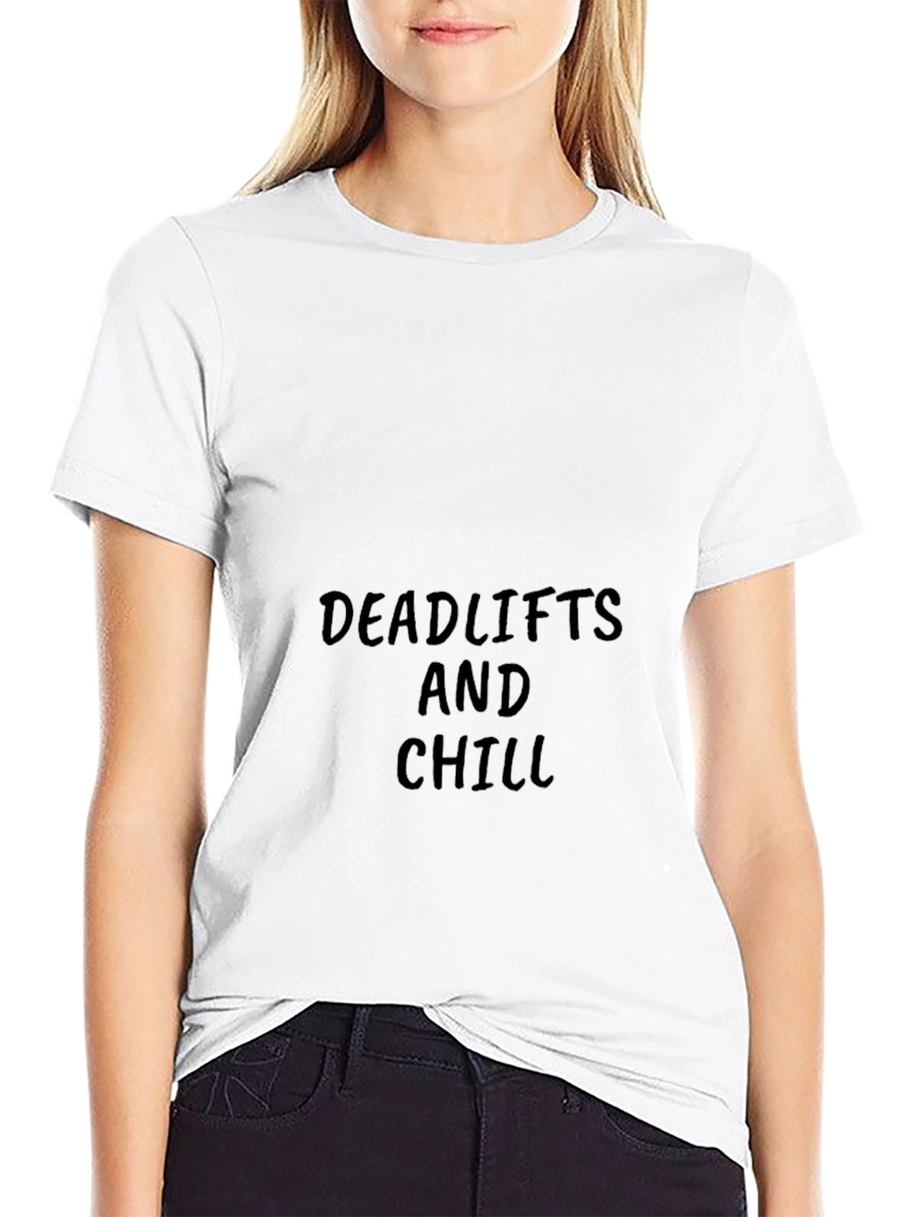 Deadlifts and Chill Black T-Shirt