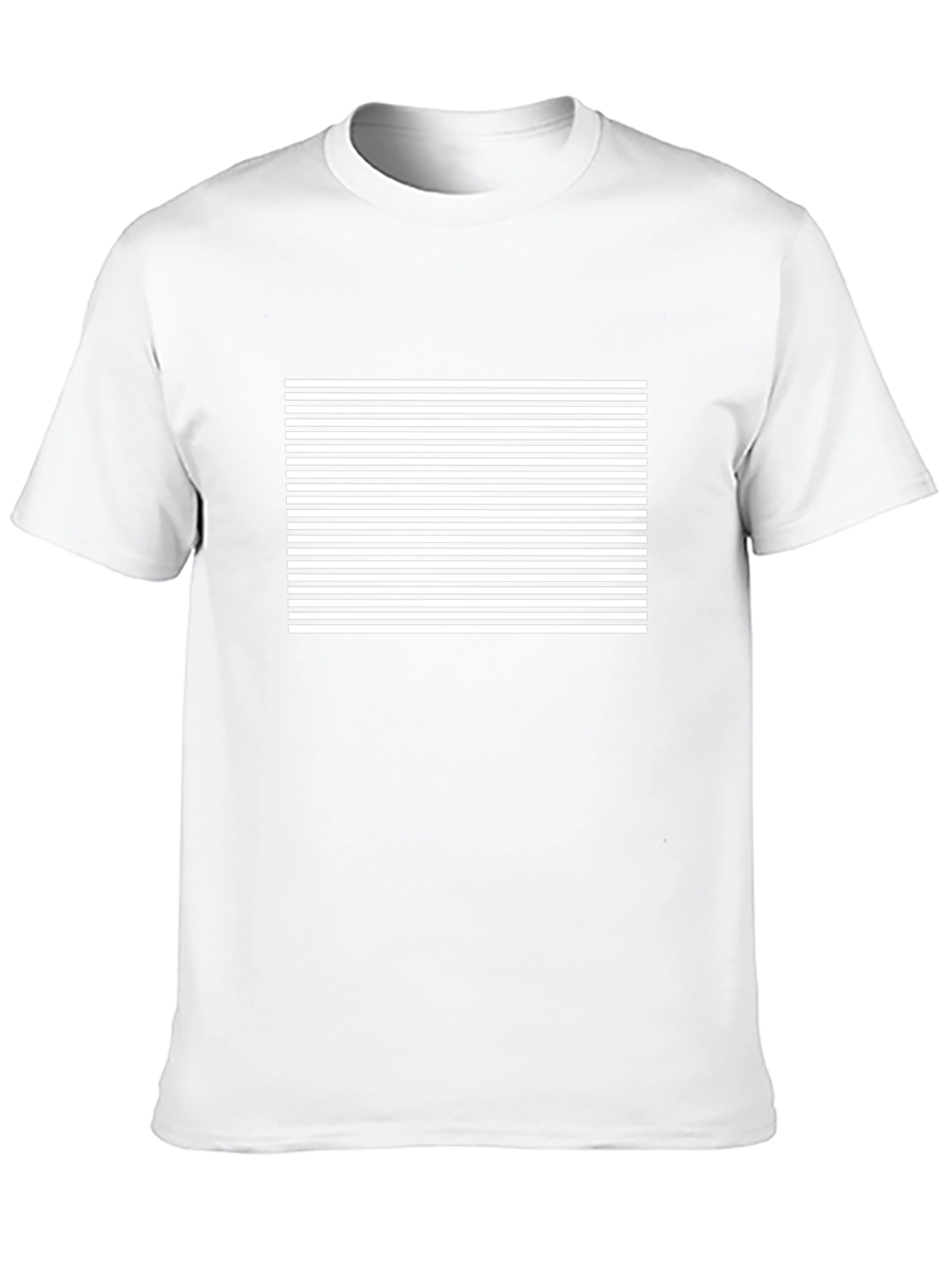 Striped Graphic Tee - Classic Black