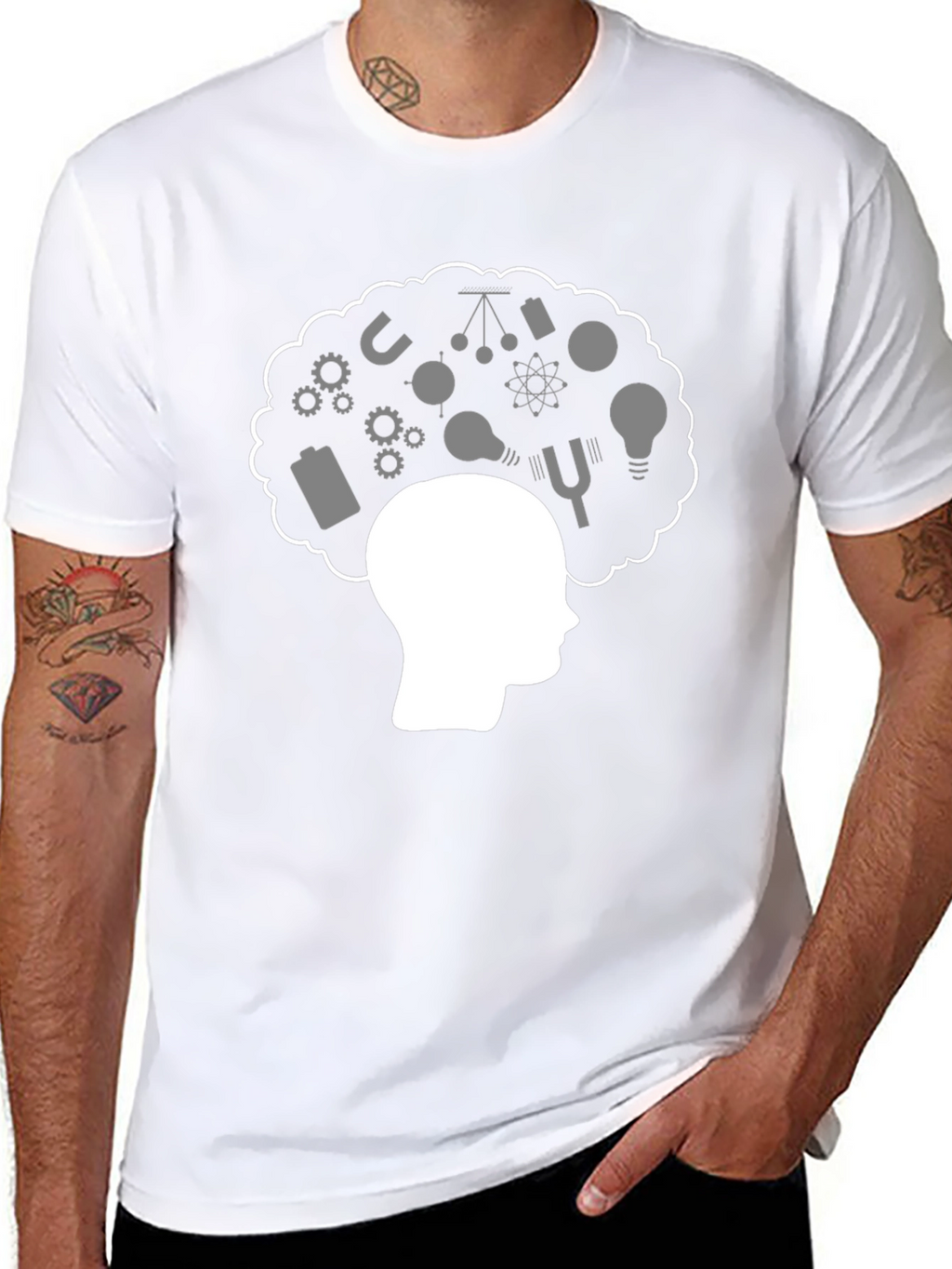 Science Mind T-Shirt - Thinker Design