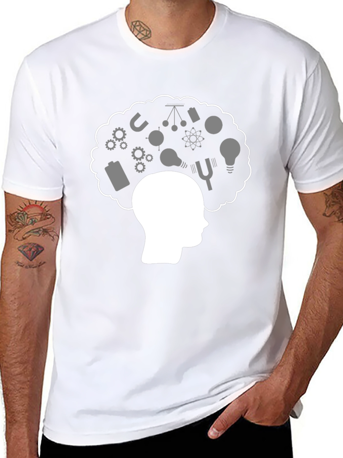 Science Mind T-Shirt - Thinker Design