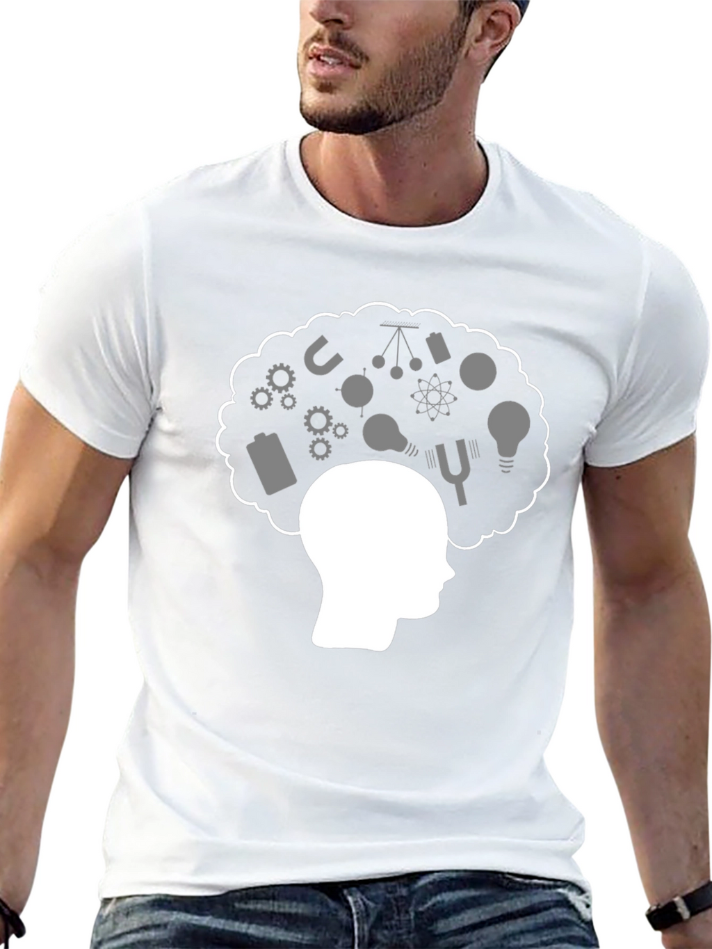 Science Mind T-Shirt - Thinker Design