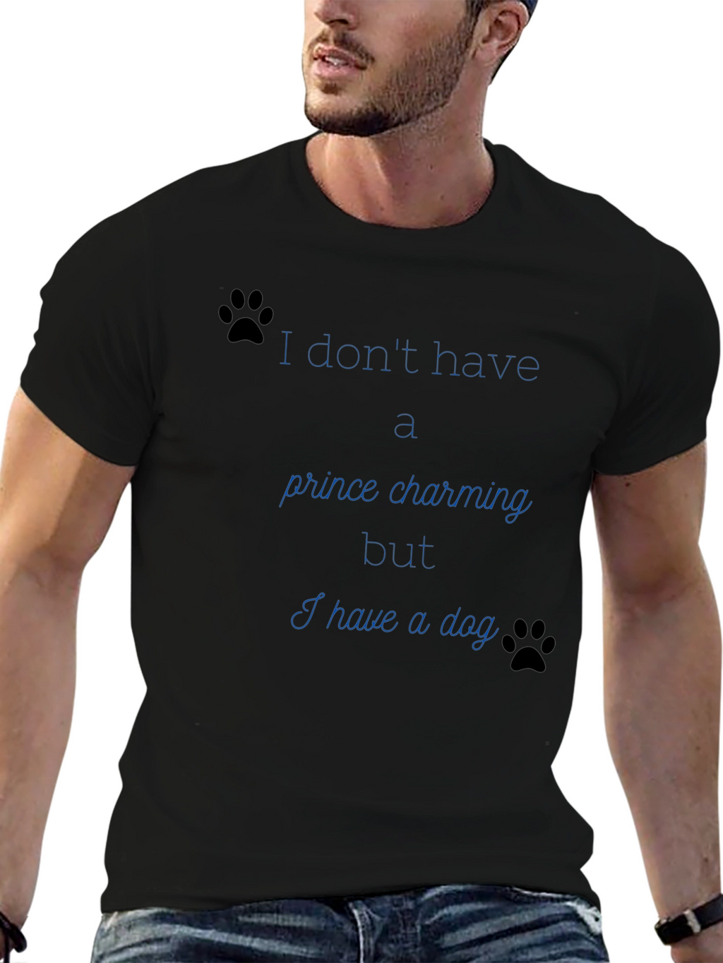 Dog Lover Tee: No Prince Just Paws