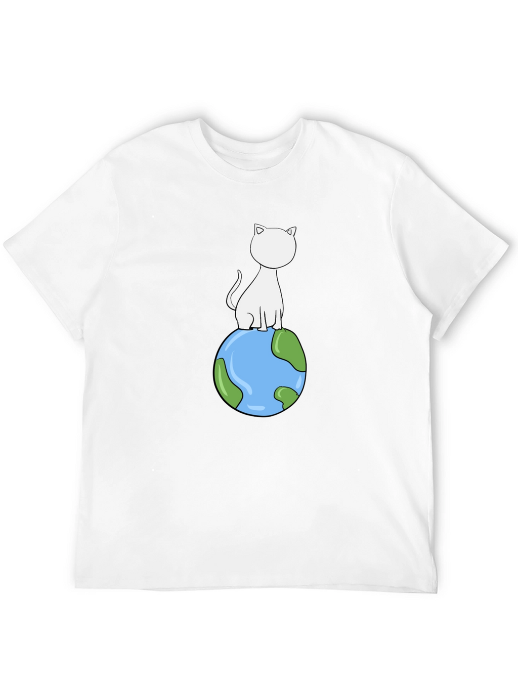 Cat on World T-Shirt