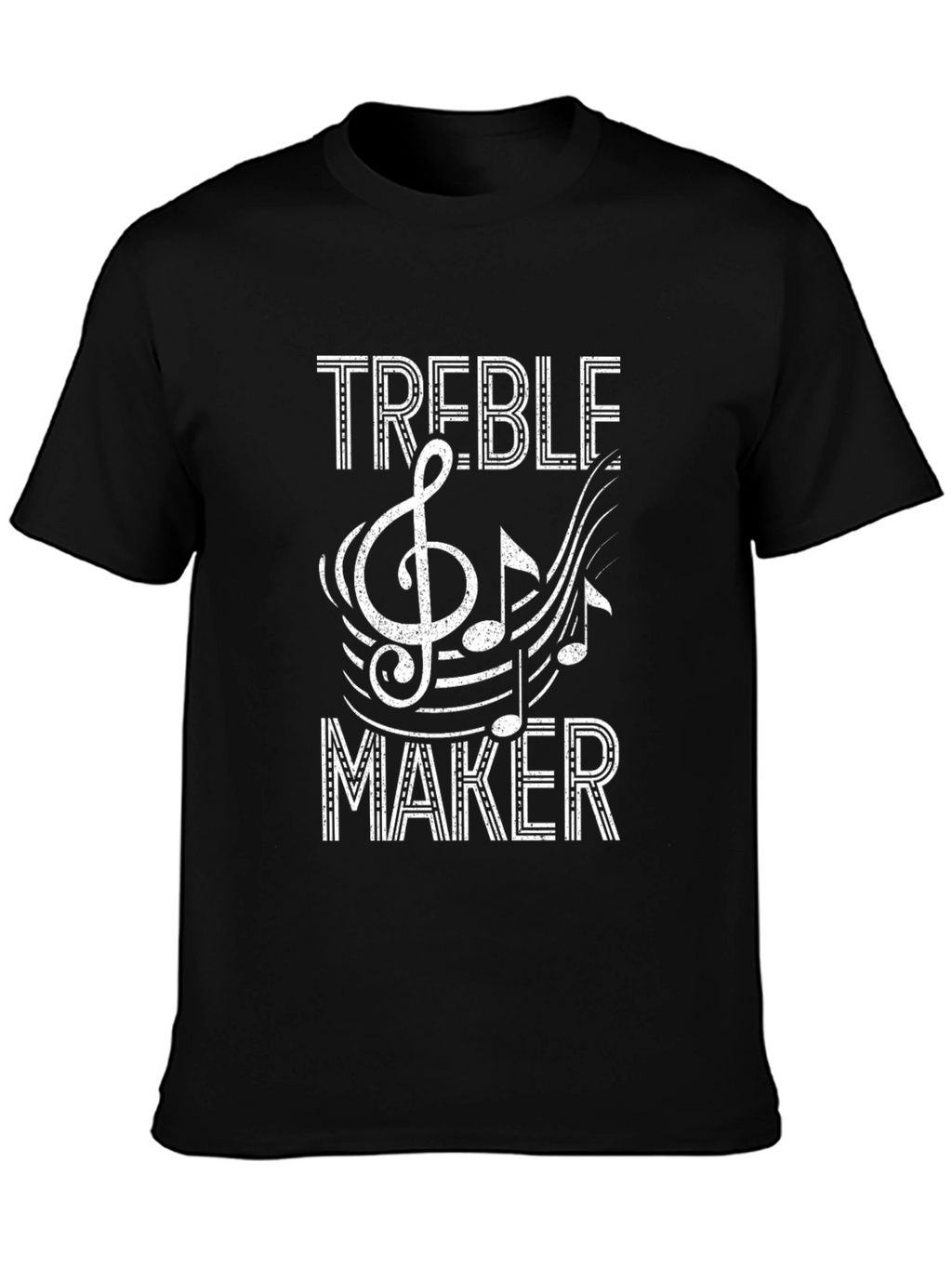 Treble Maker Music T-Shirt - Black Cotton Tee